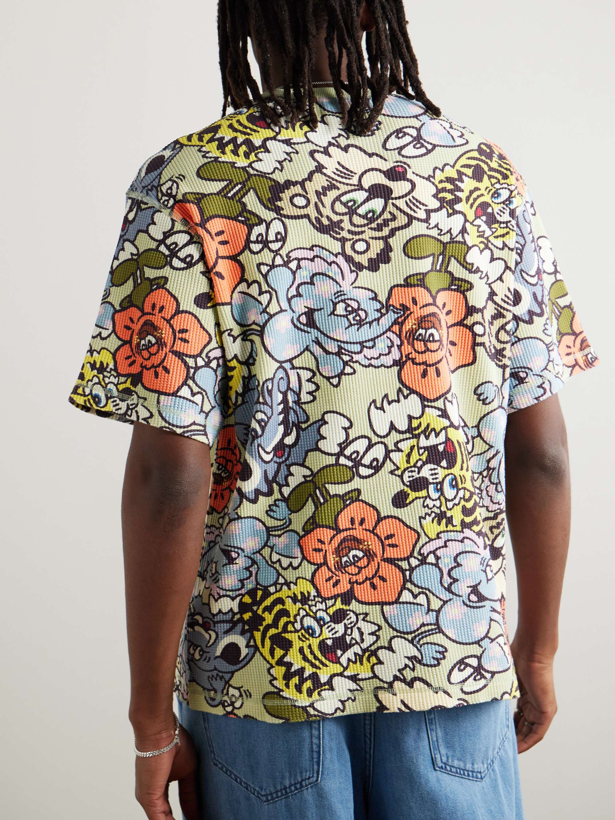 + Verdy Printed Waffle-Knit Cotton T-Shirt view