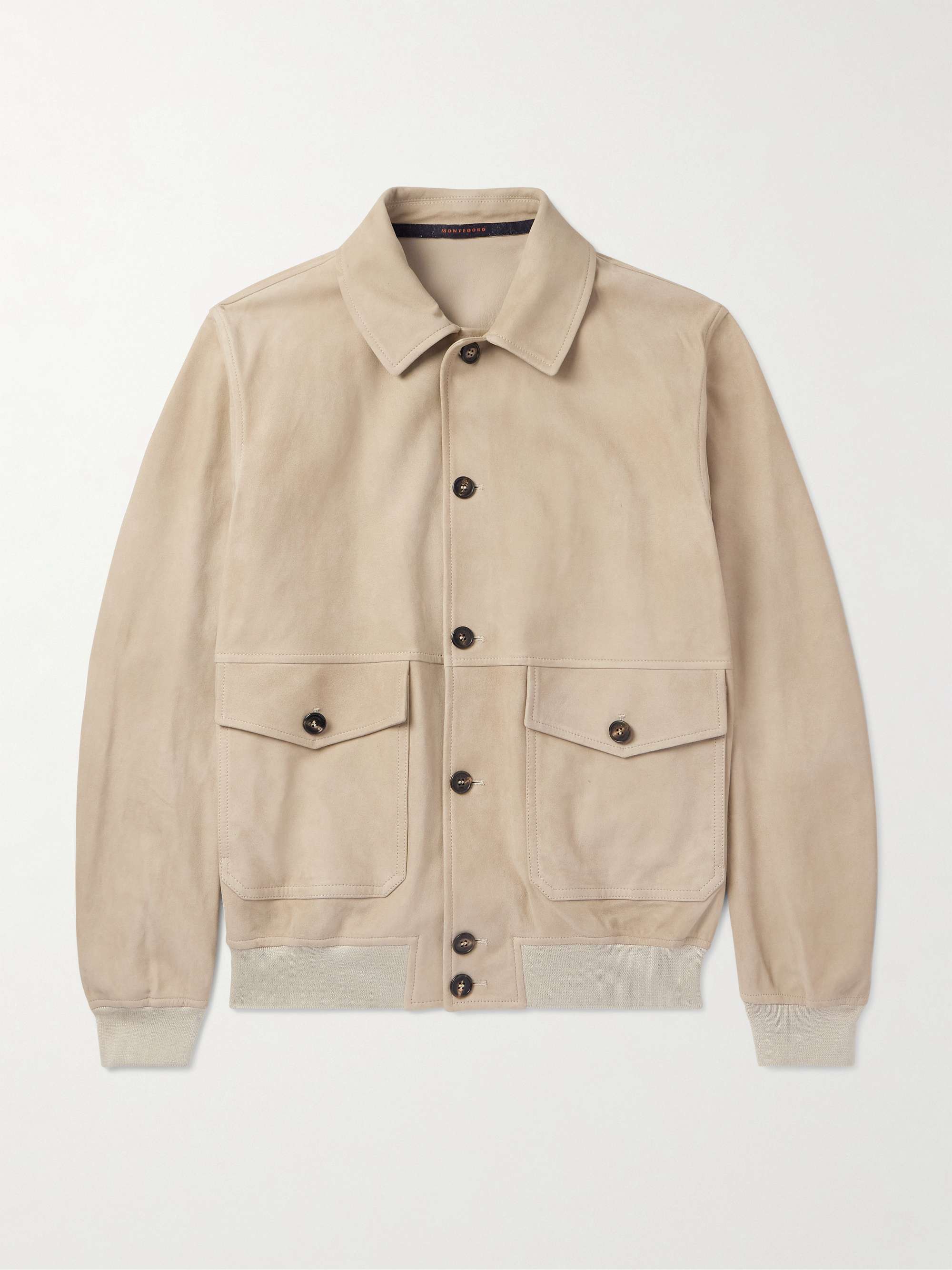 Montedoro Suede Bomber Jacket view