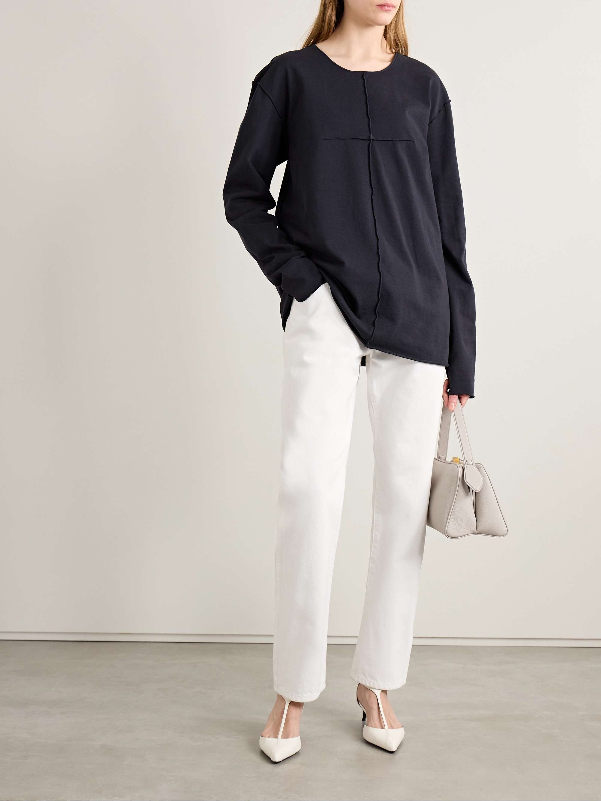 Callum mid-rise straight-leg jeans view