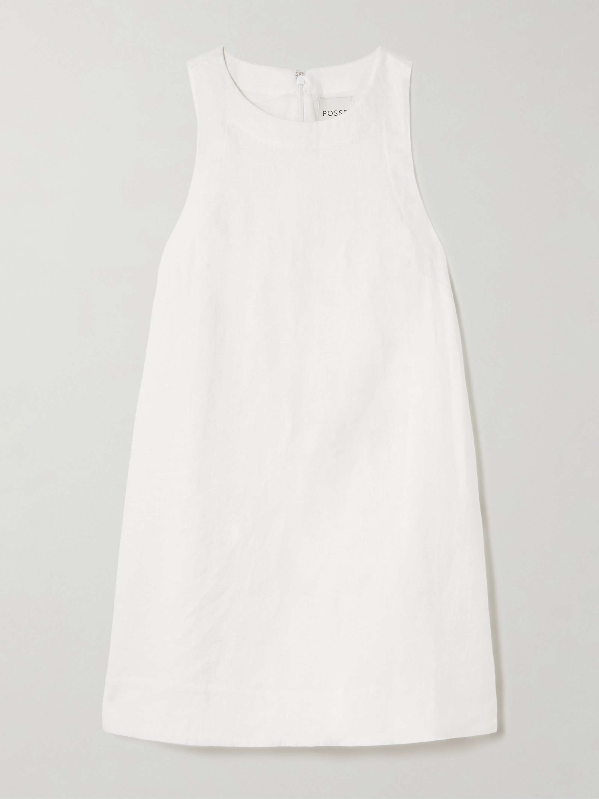 Poppy linen mini dress view