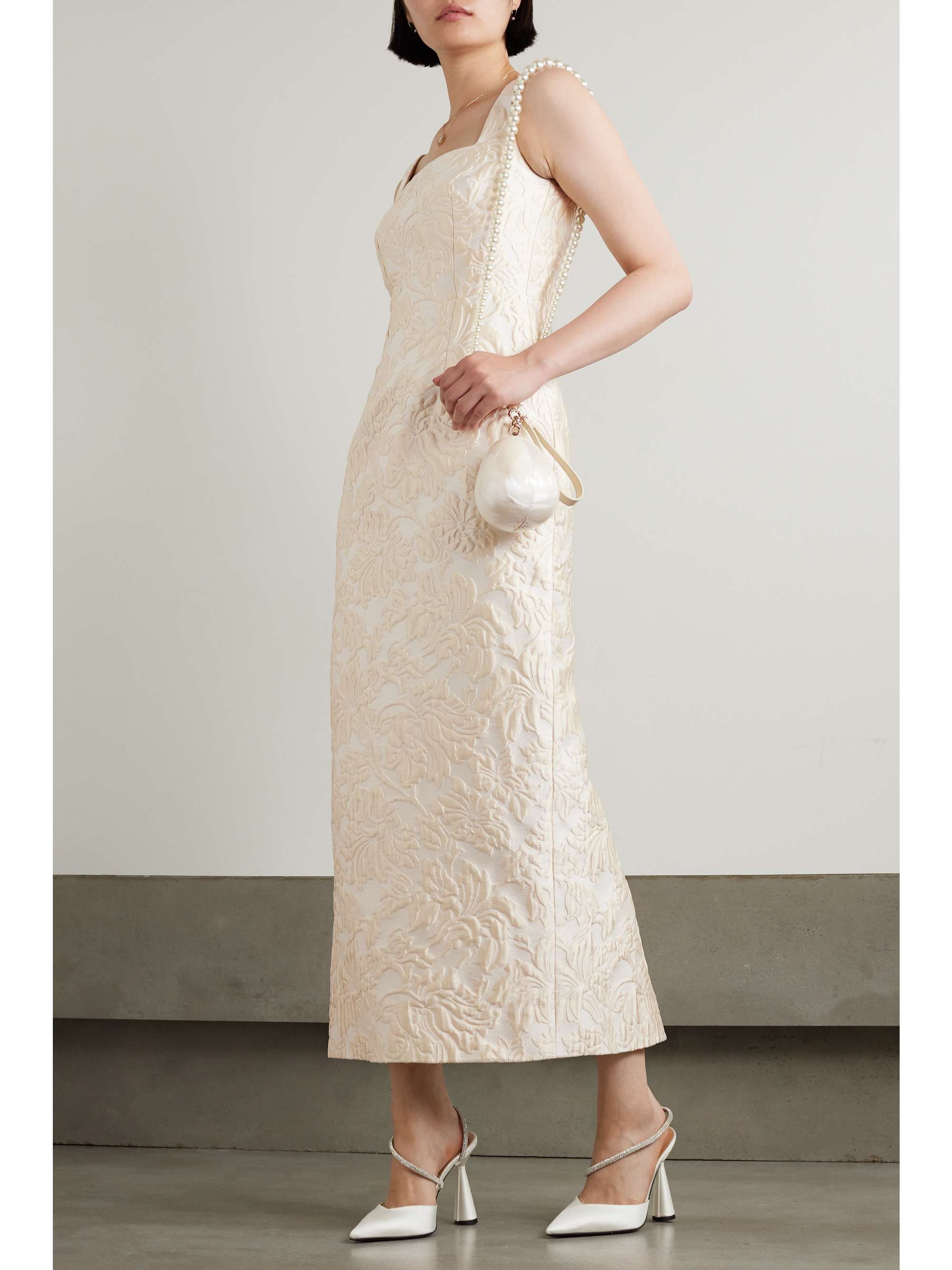 Margie cloqué gown view