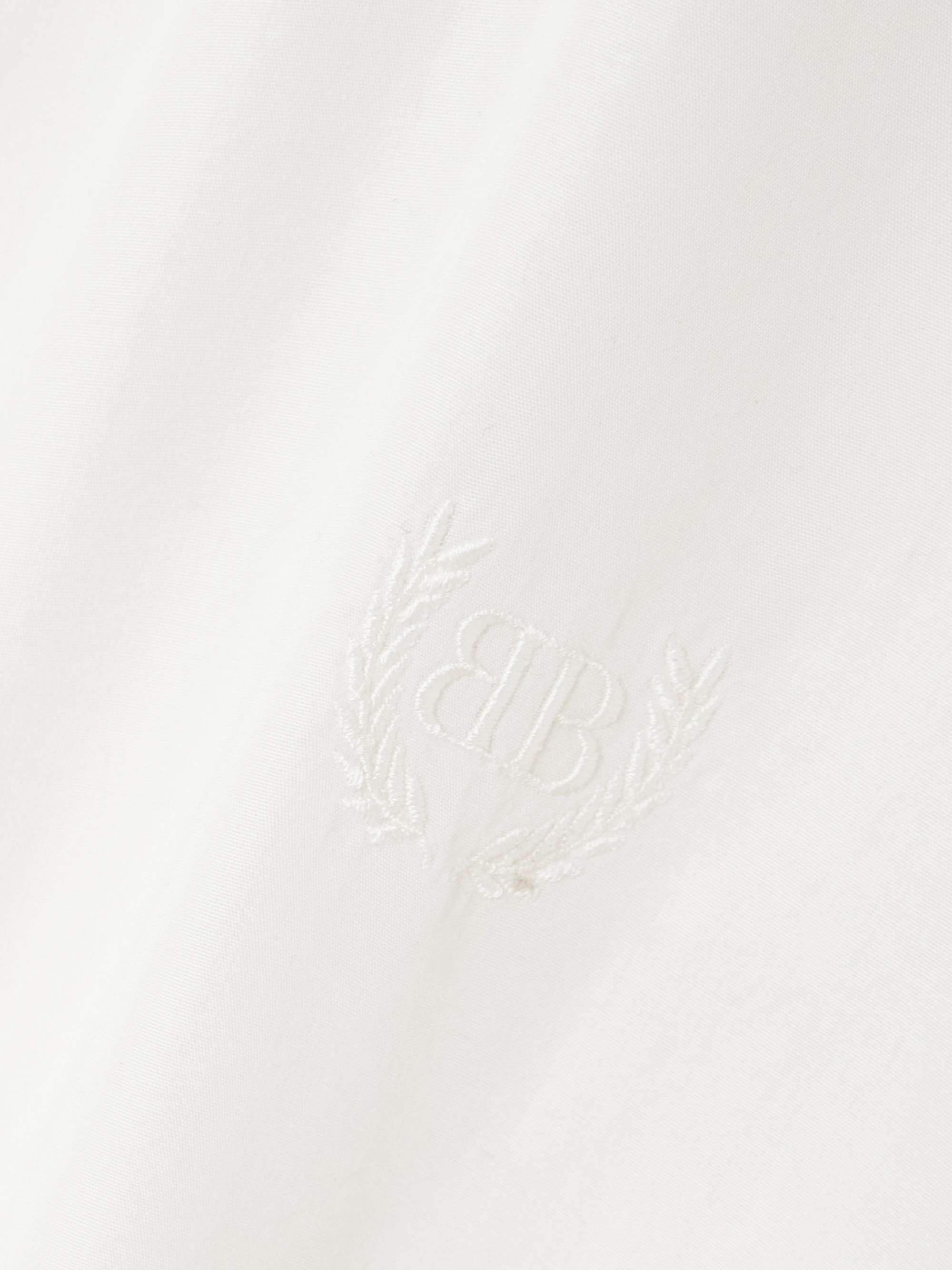 Oversized embroidered Lyocell shirt view