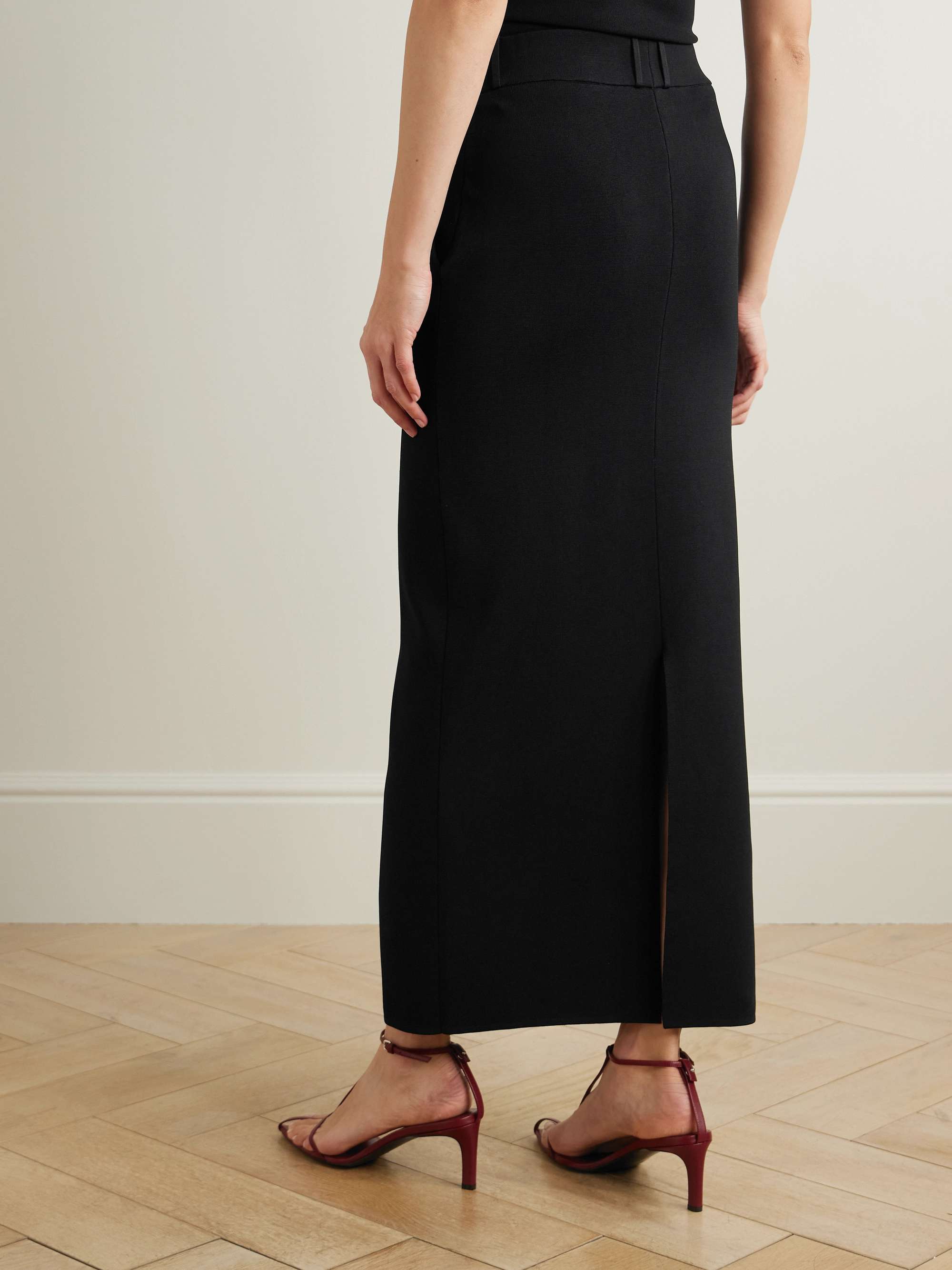 Milano stretch-knit maxi skirt view