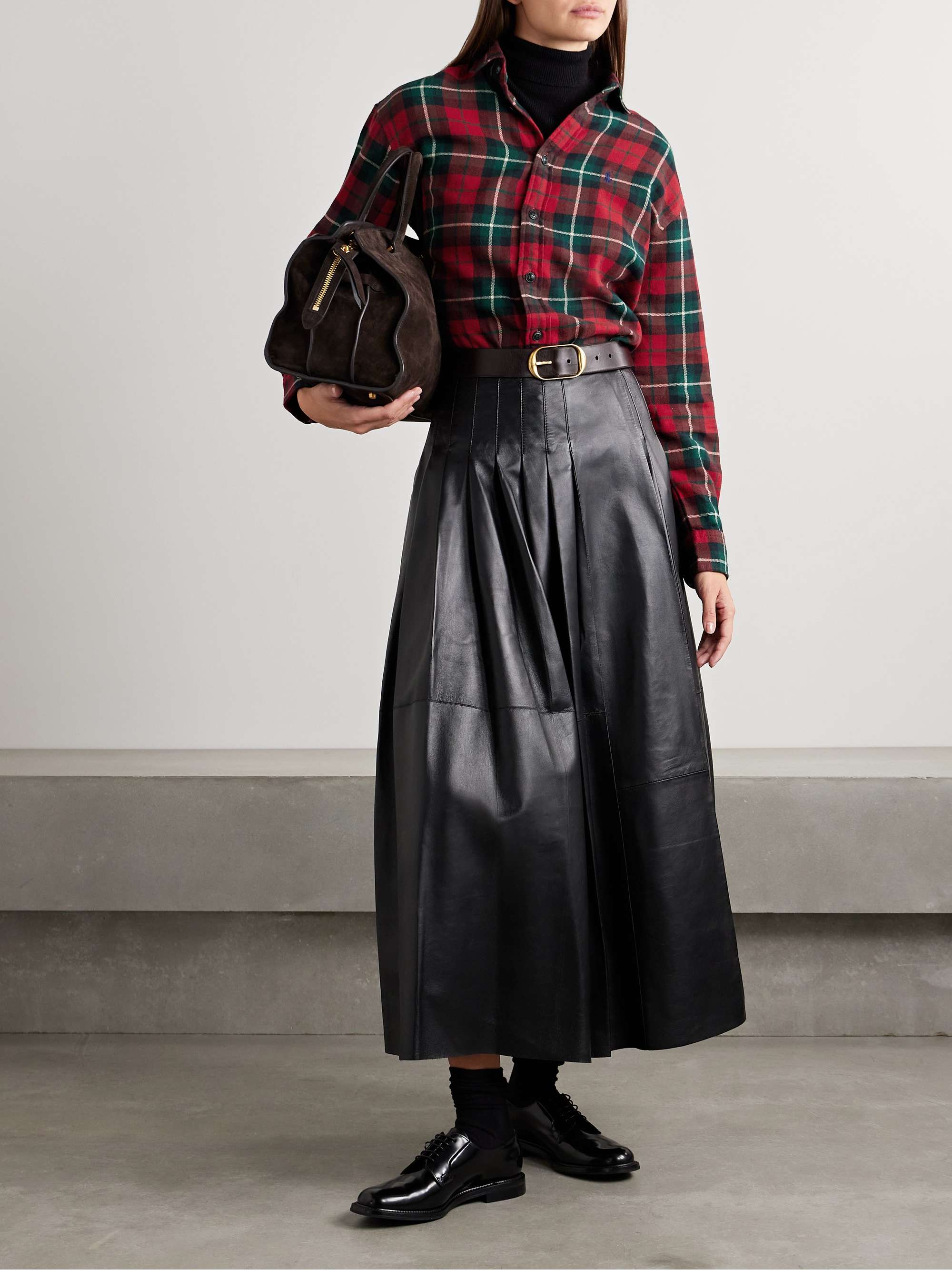 Ramsey checked cotton-flannel shirt view