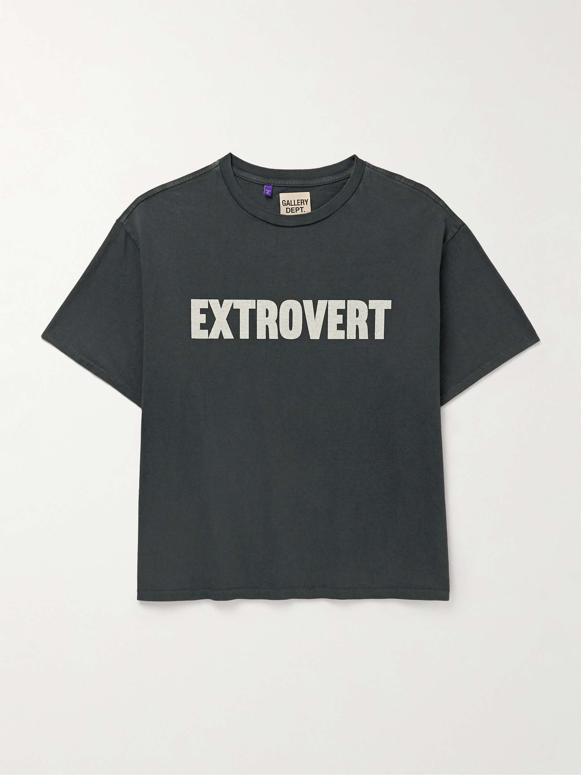IntroExtro Reversible Printed Cotton-Jersey T-Shirt view