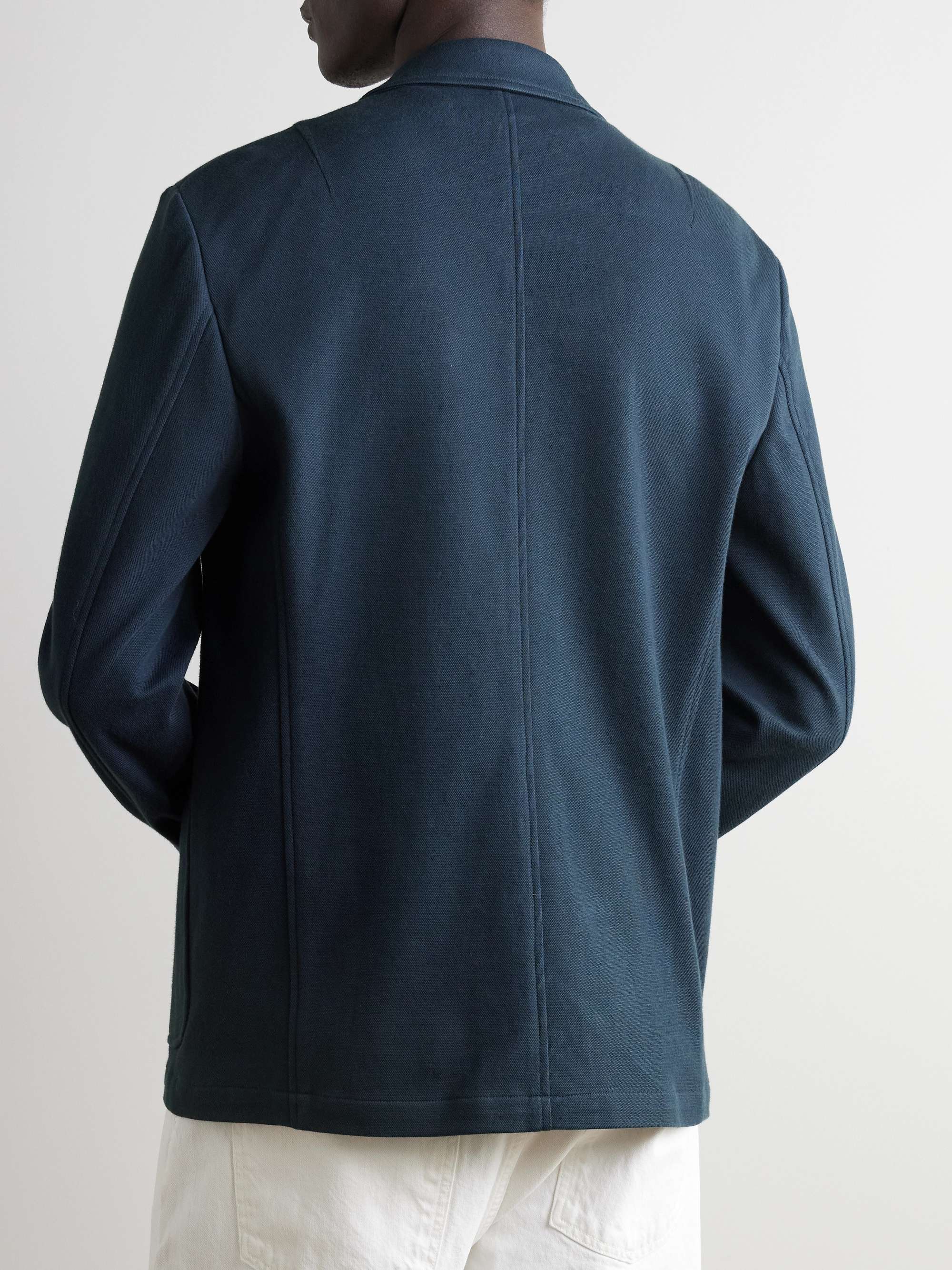 Butler Cotton-Blend Piqué Blazer view