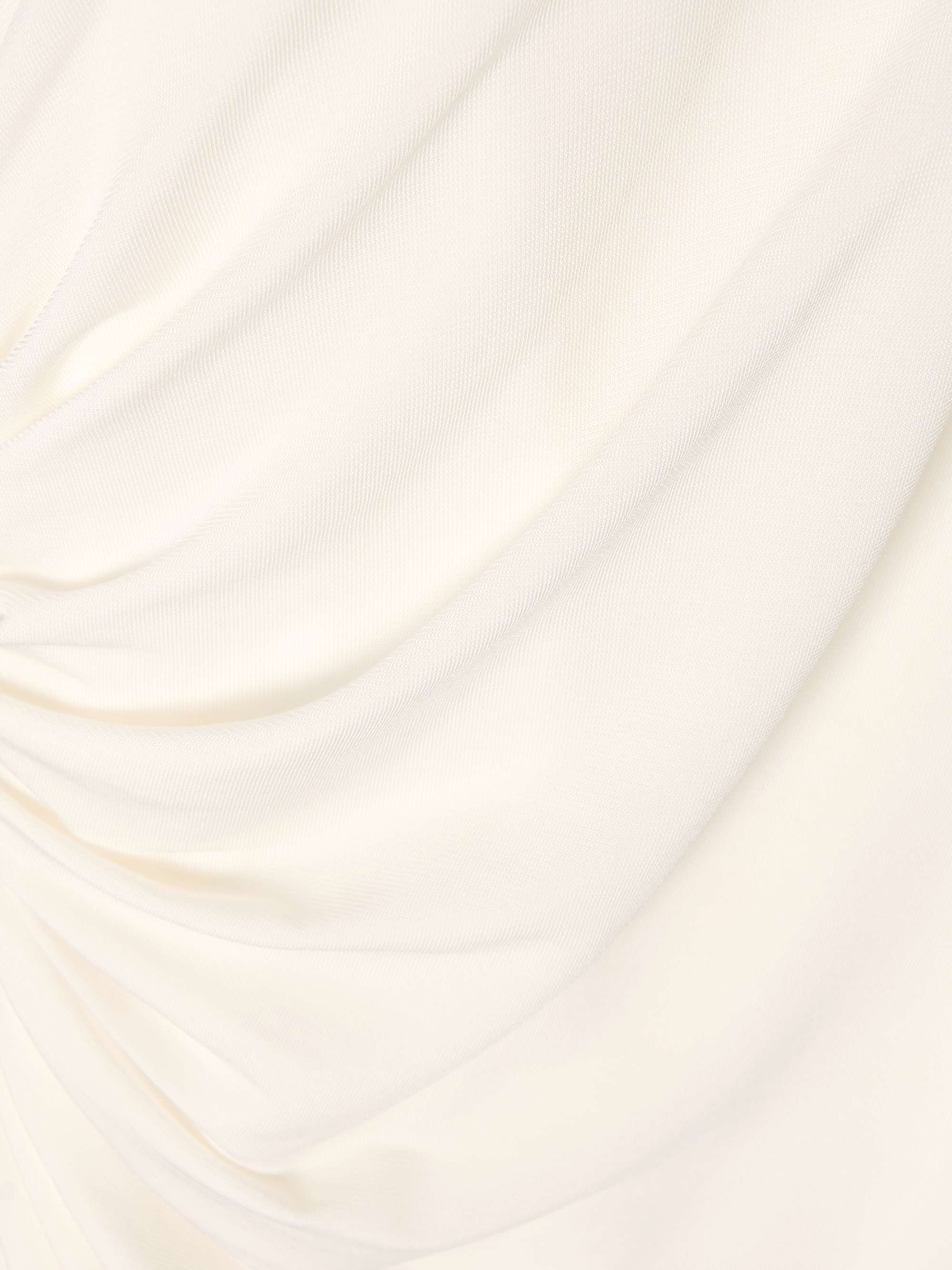 Gathered stretch-jersey midi dress view