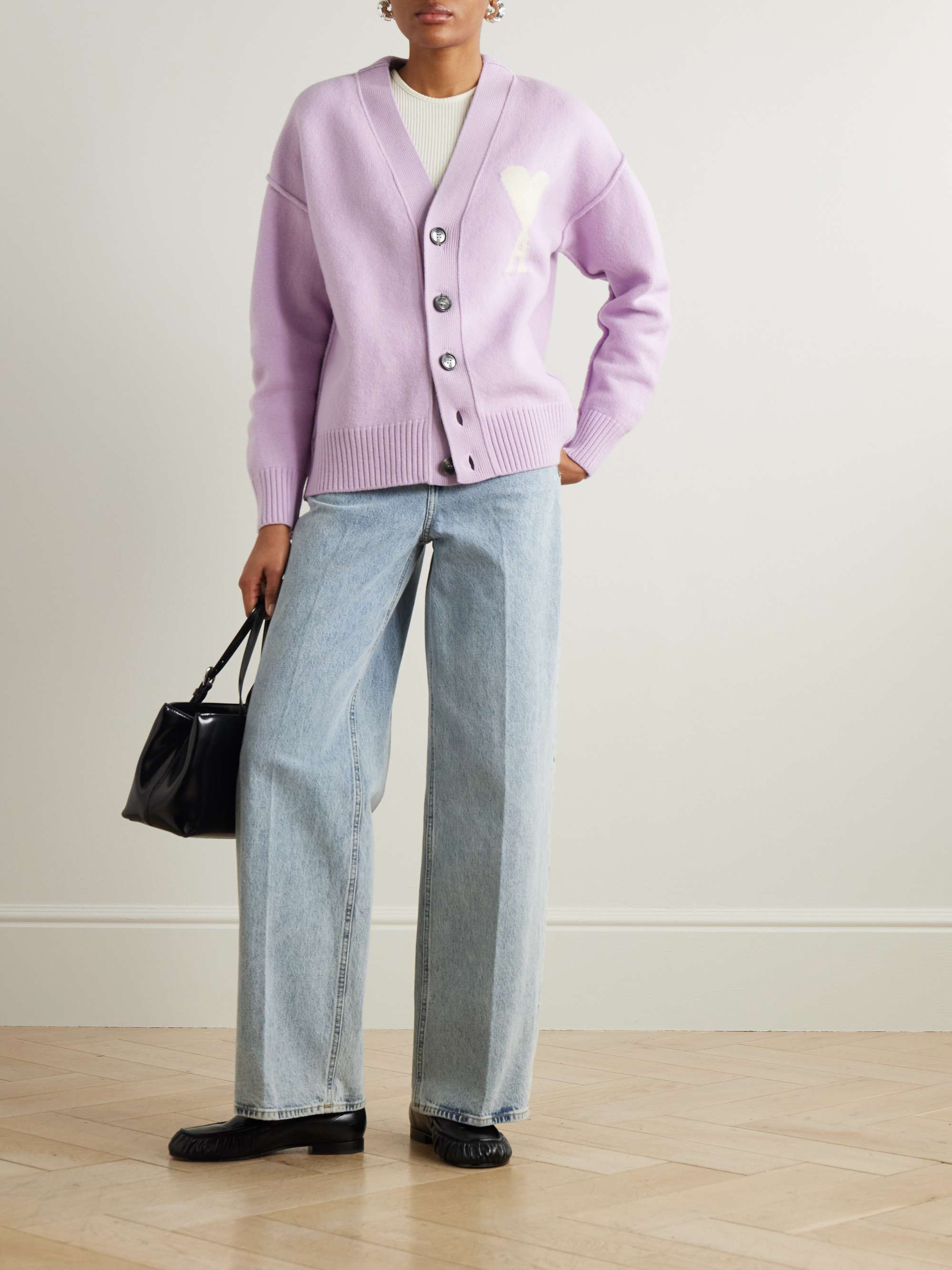 ADC intarsia wool cardigan view