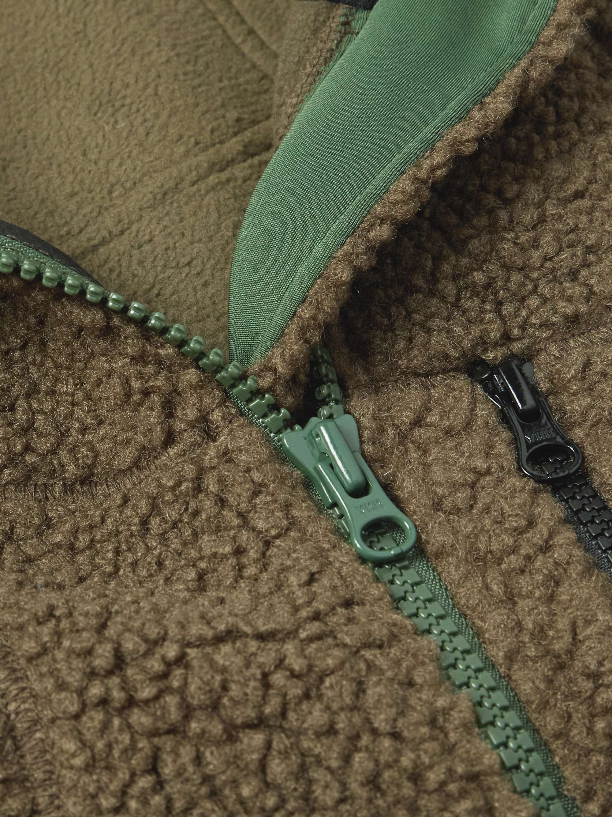 Coverstitch Logo-Appliquéd Fleece Jacket view