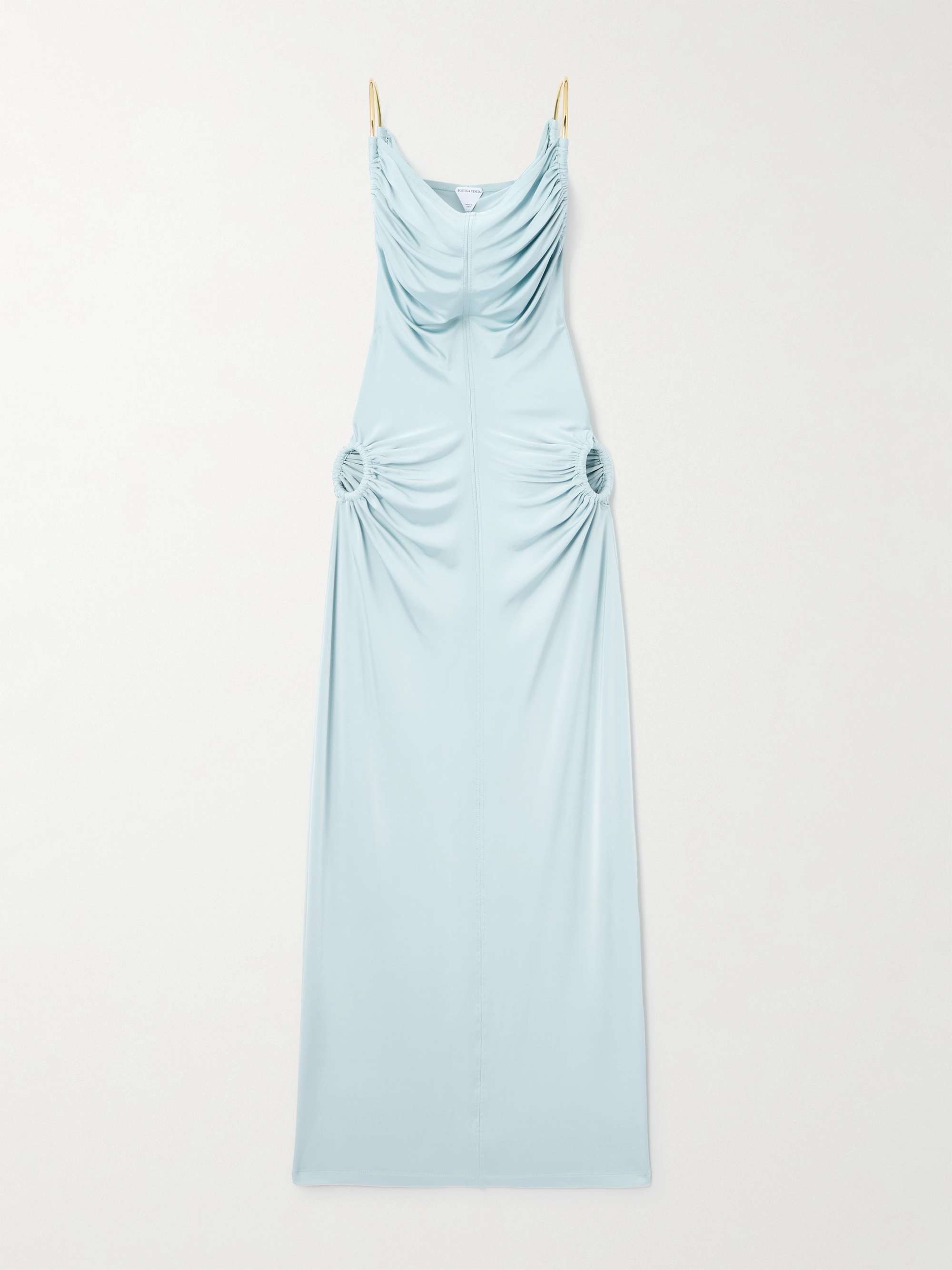 Cutout crepe midi dress view