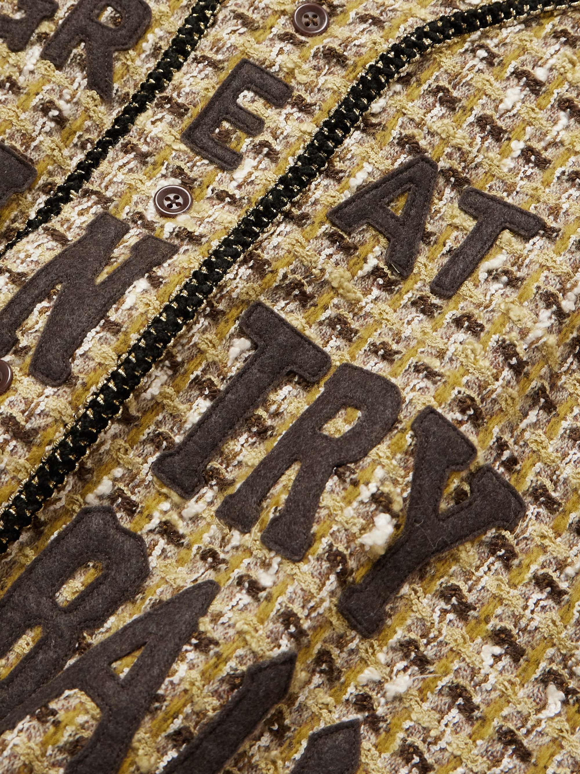 Great Kountry Appliquéd Tweed Shirt view
