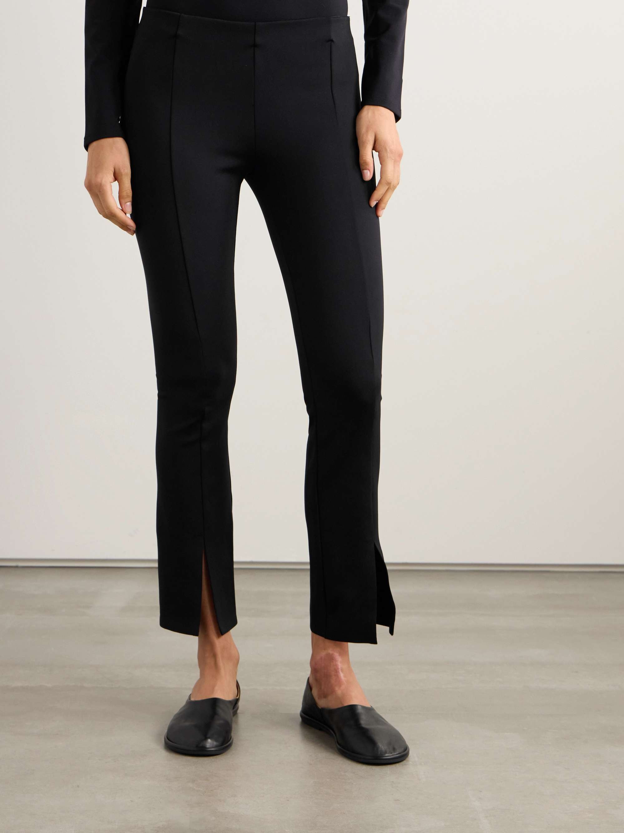 Essentials Thilde stretch-scuba slim-leg pants view
