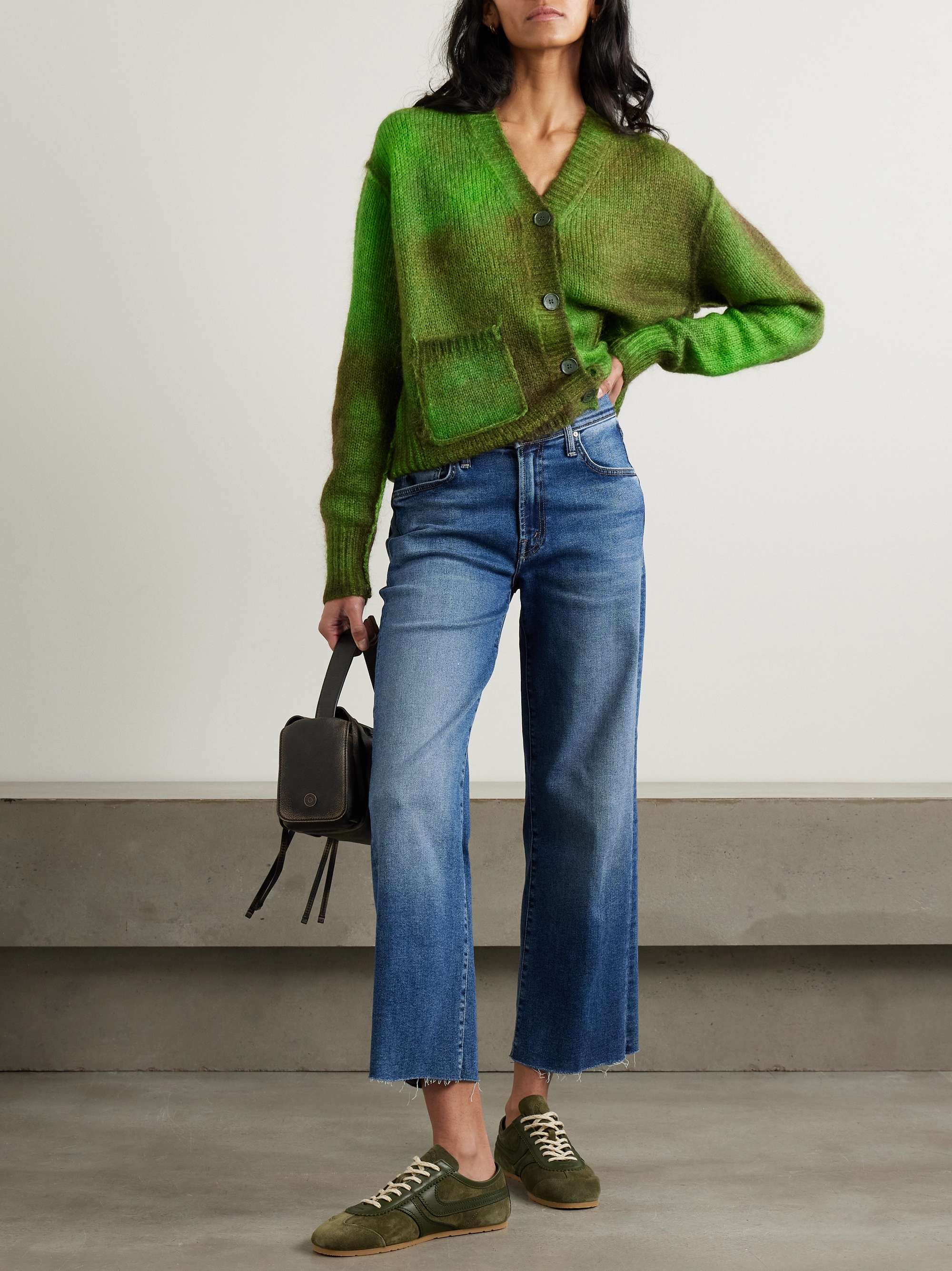 The Rambler Zip Ankle Fray mid-rise straight-leg jeans view
