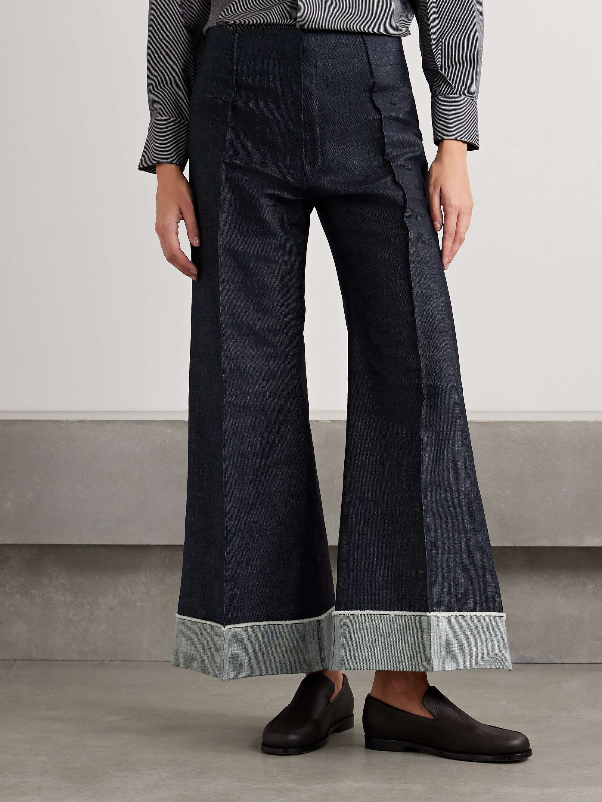 Pierrot mid-rise flared jeans view