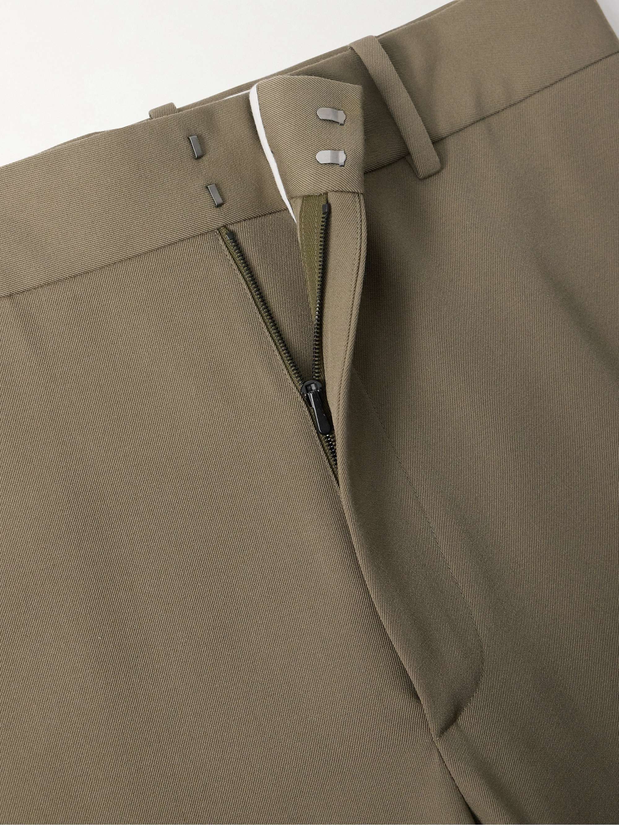 Berkel Tapered Wool-Twill Trousers view