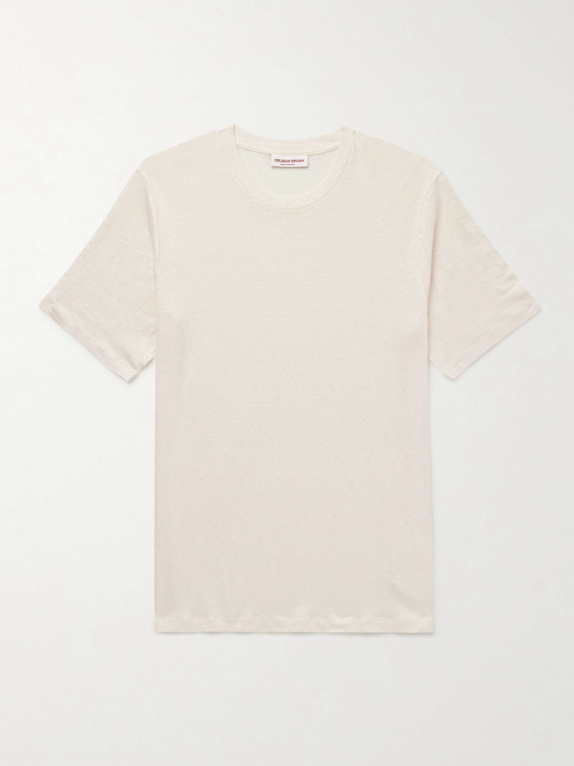OB Standard Linen-Blend Jersey T-Shirt view