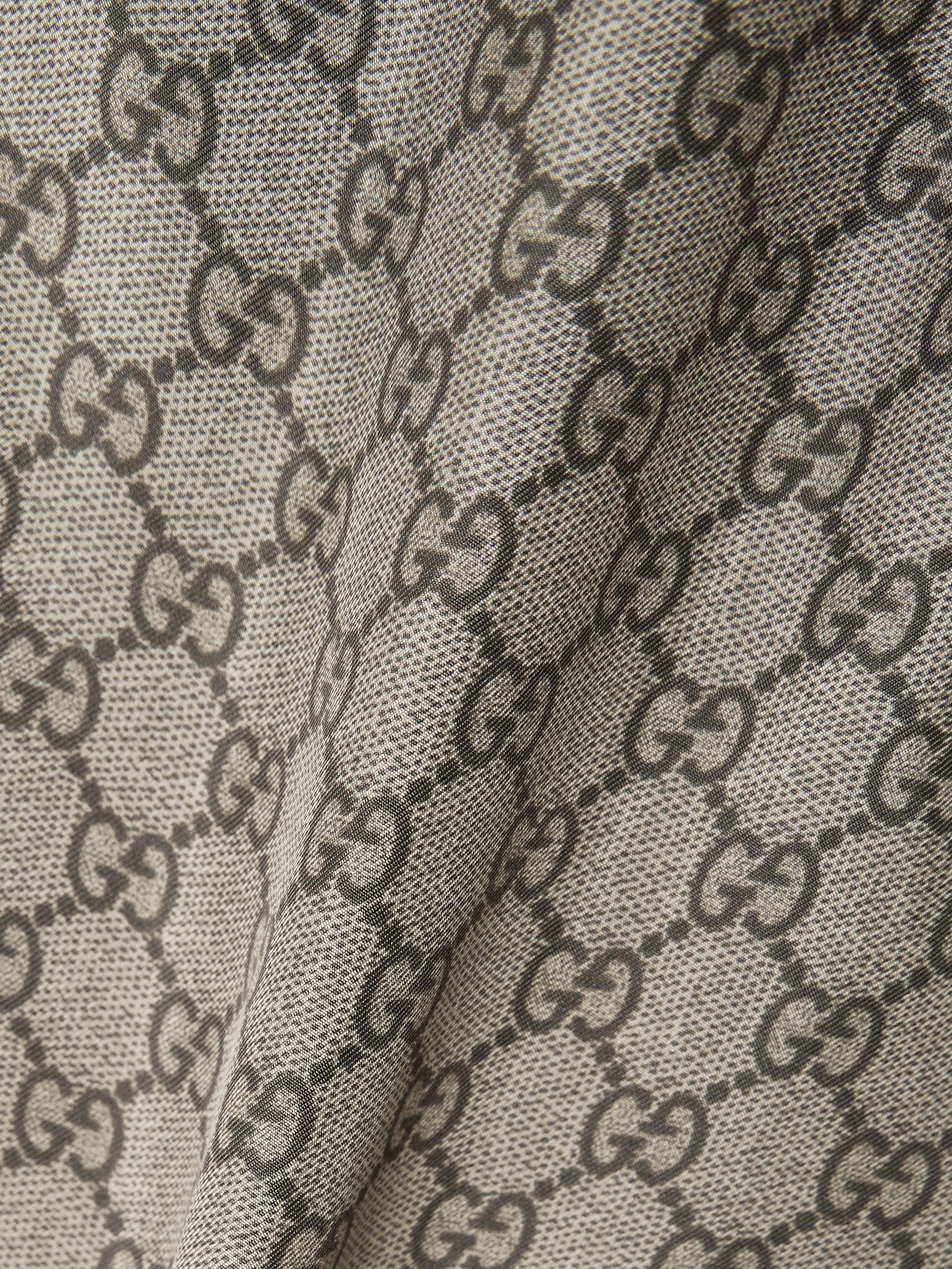 GG Supreme printed silk-twill shorts view