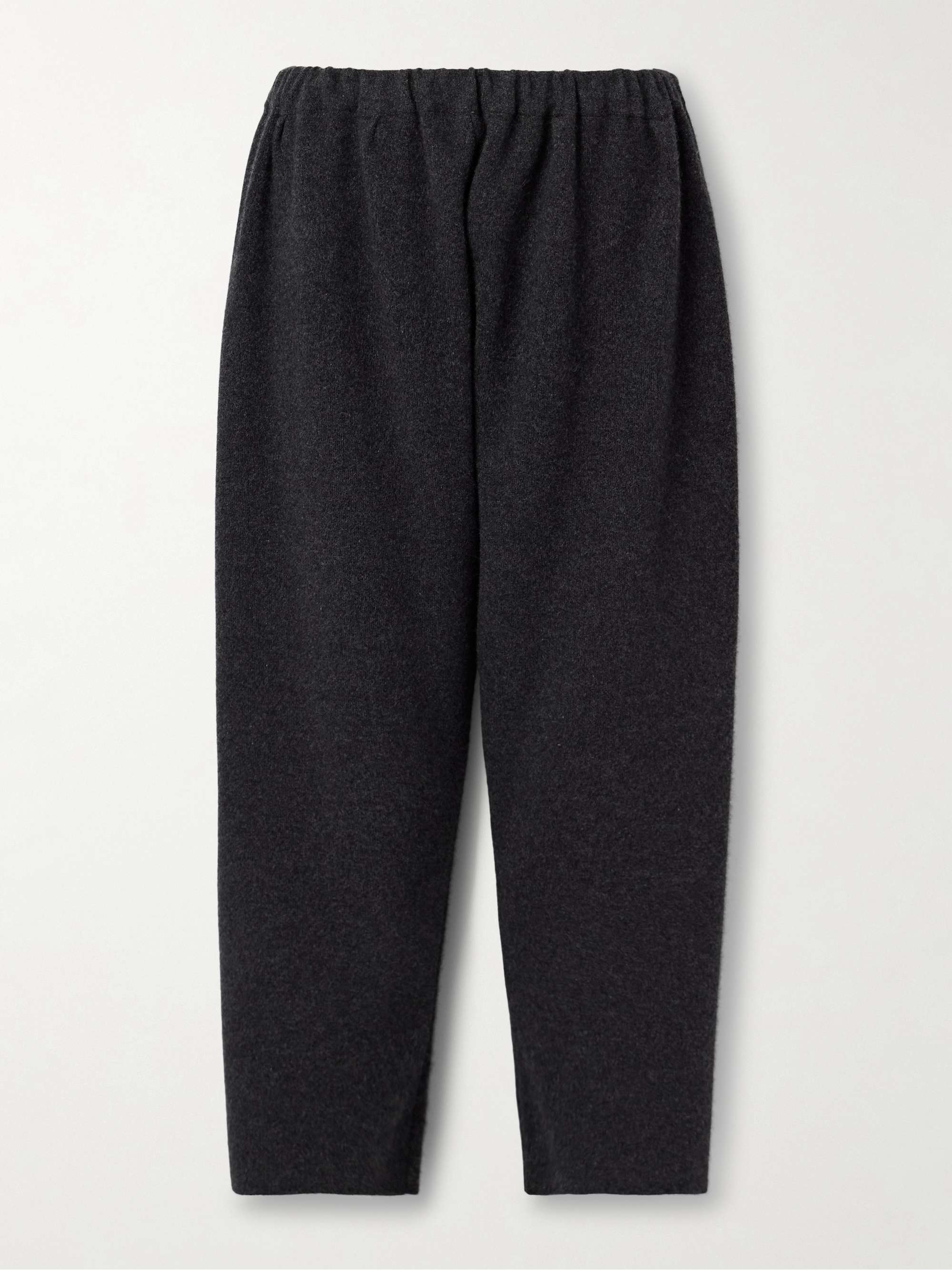 Herea cropped brushed-cashmere tapered pants view