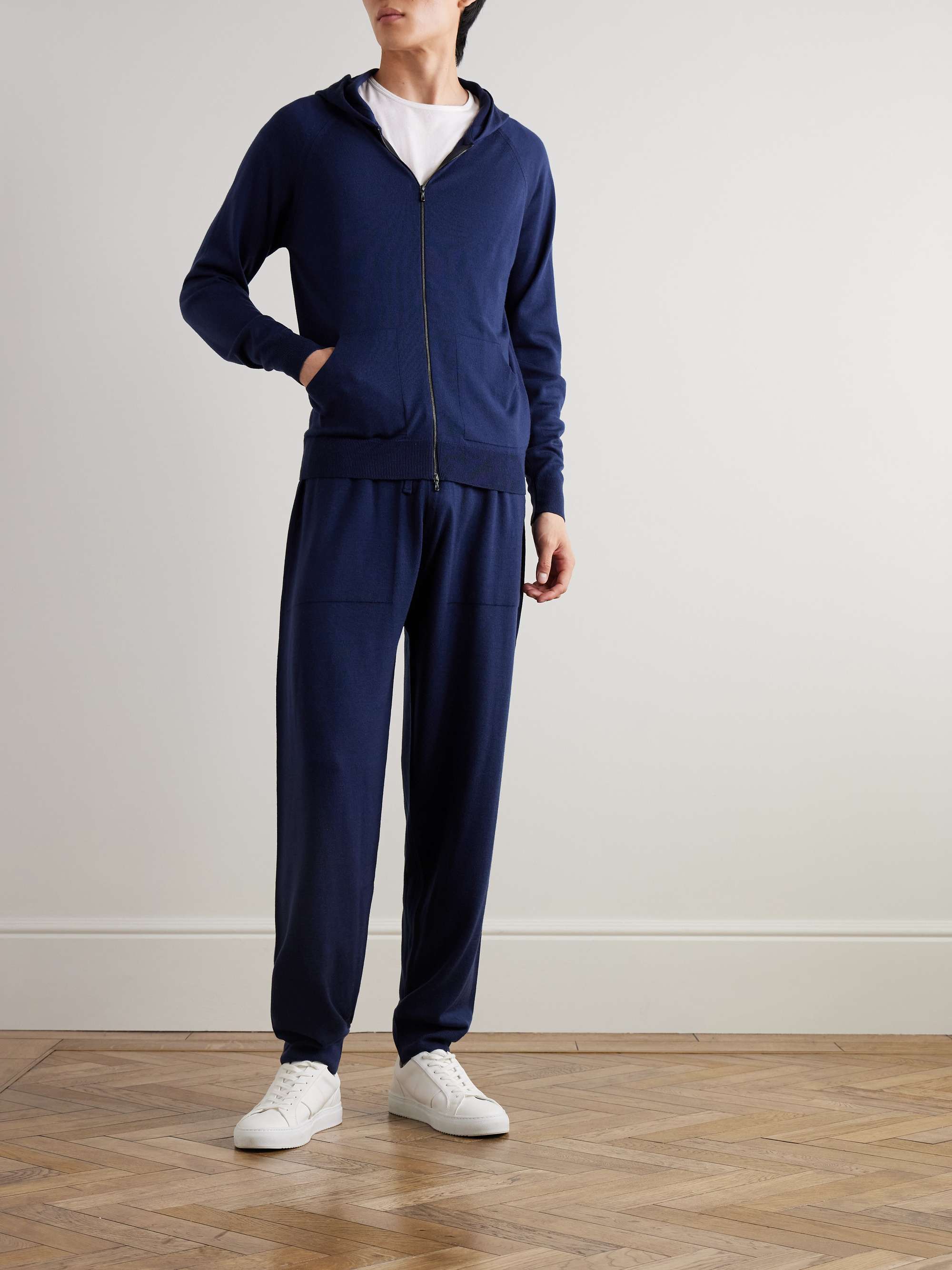 Henning Tapered Merino Wool Sweatpants view