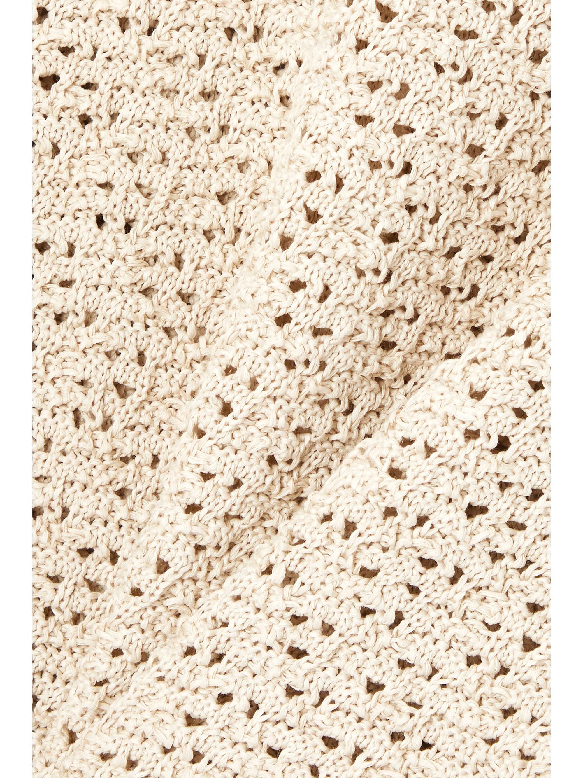 Crocheted cotton shirt view
