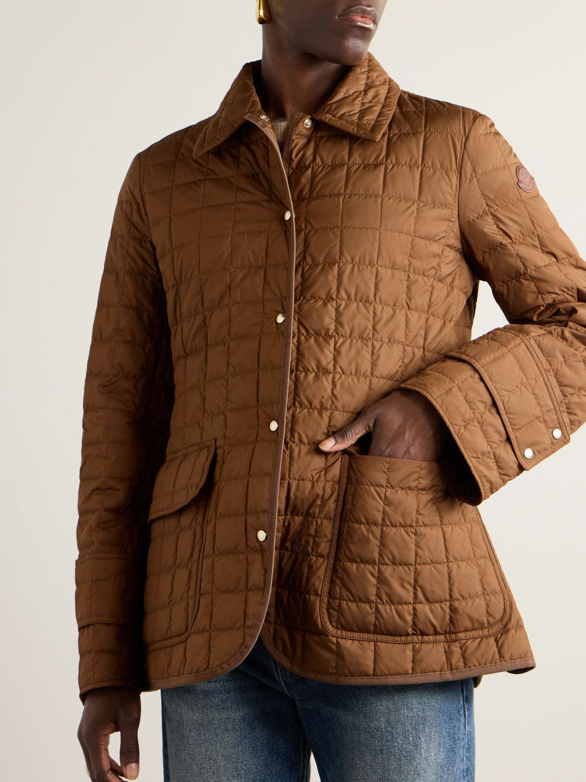 Epinal quilted shell down jacket view