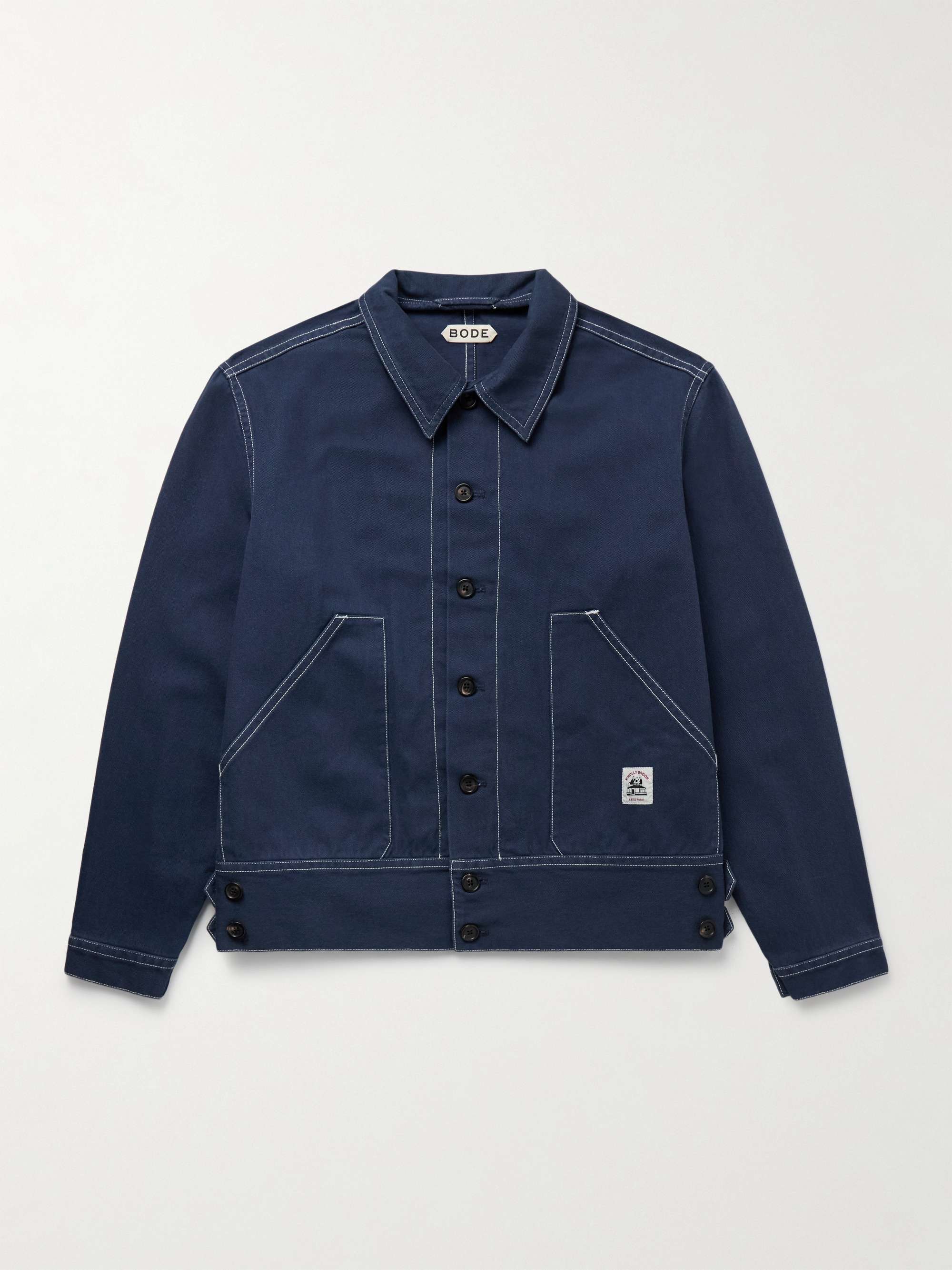 Knolly Brook Appliquéd Cotton-Twill Jacket view