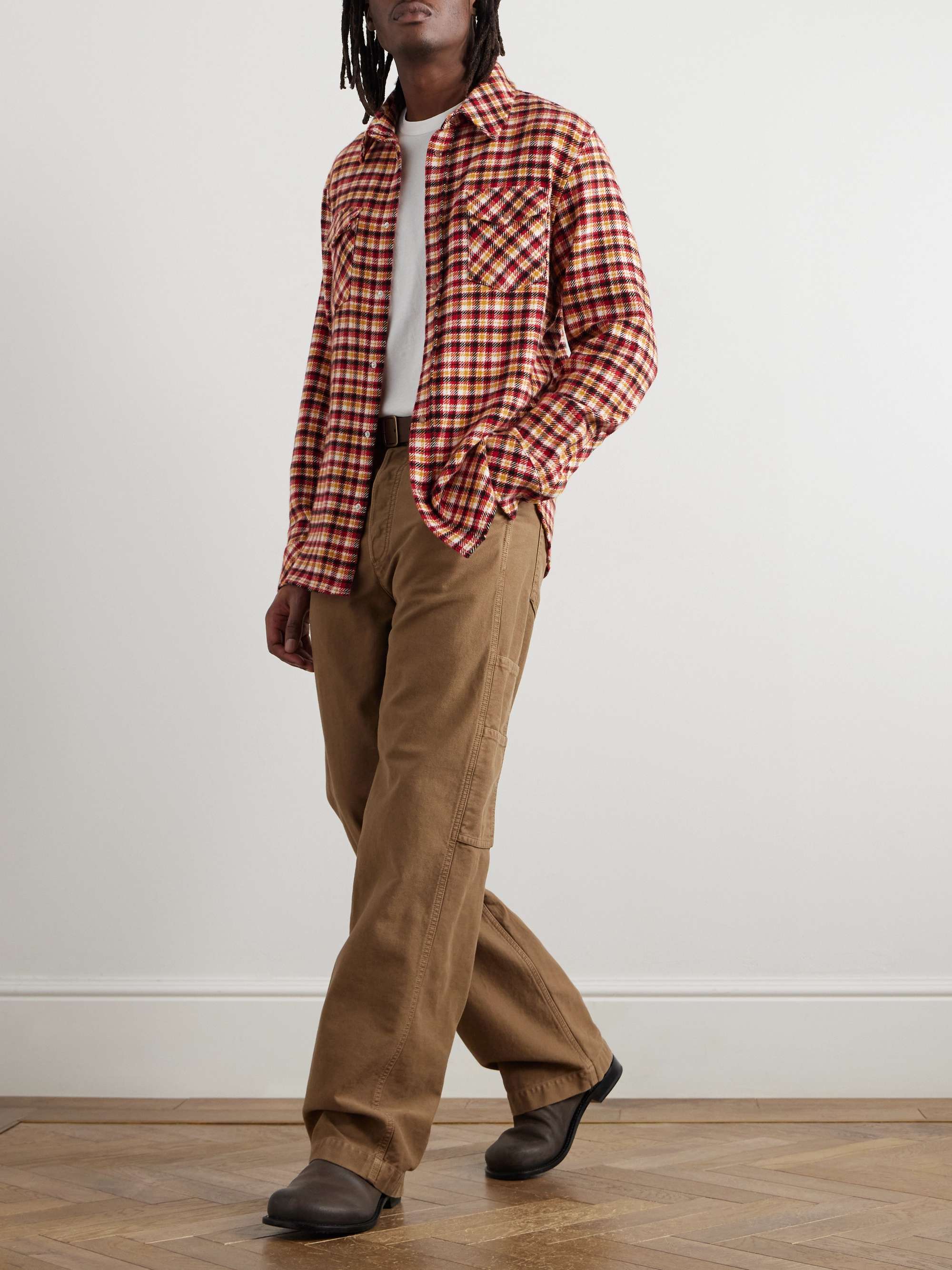 Time Checked Cashmere Shirt view