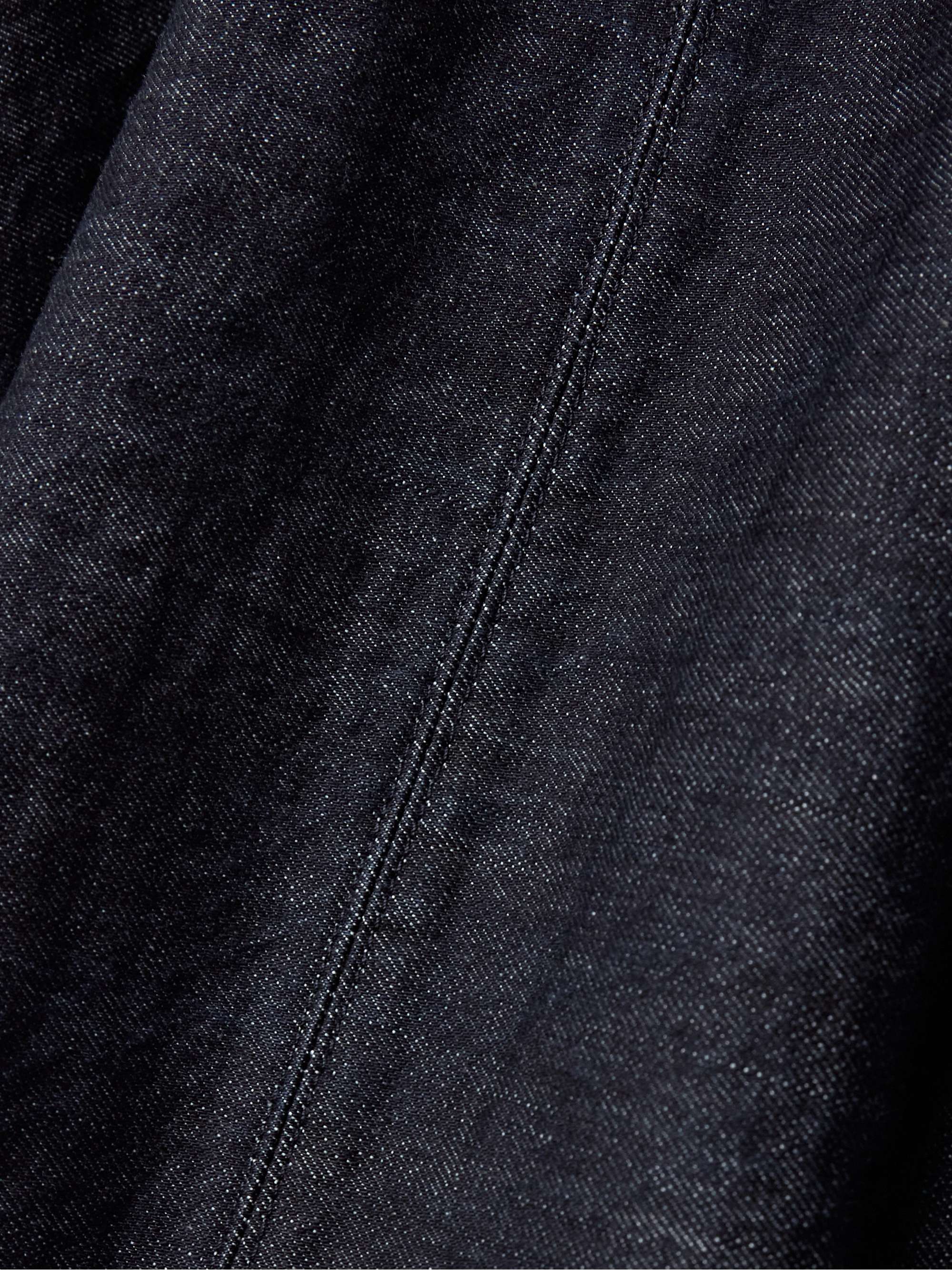 Salon de-Nîmes pleated denim skirt view
