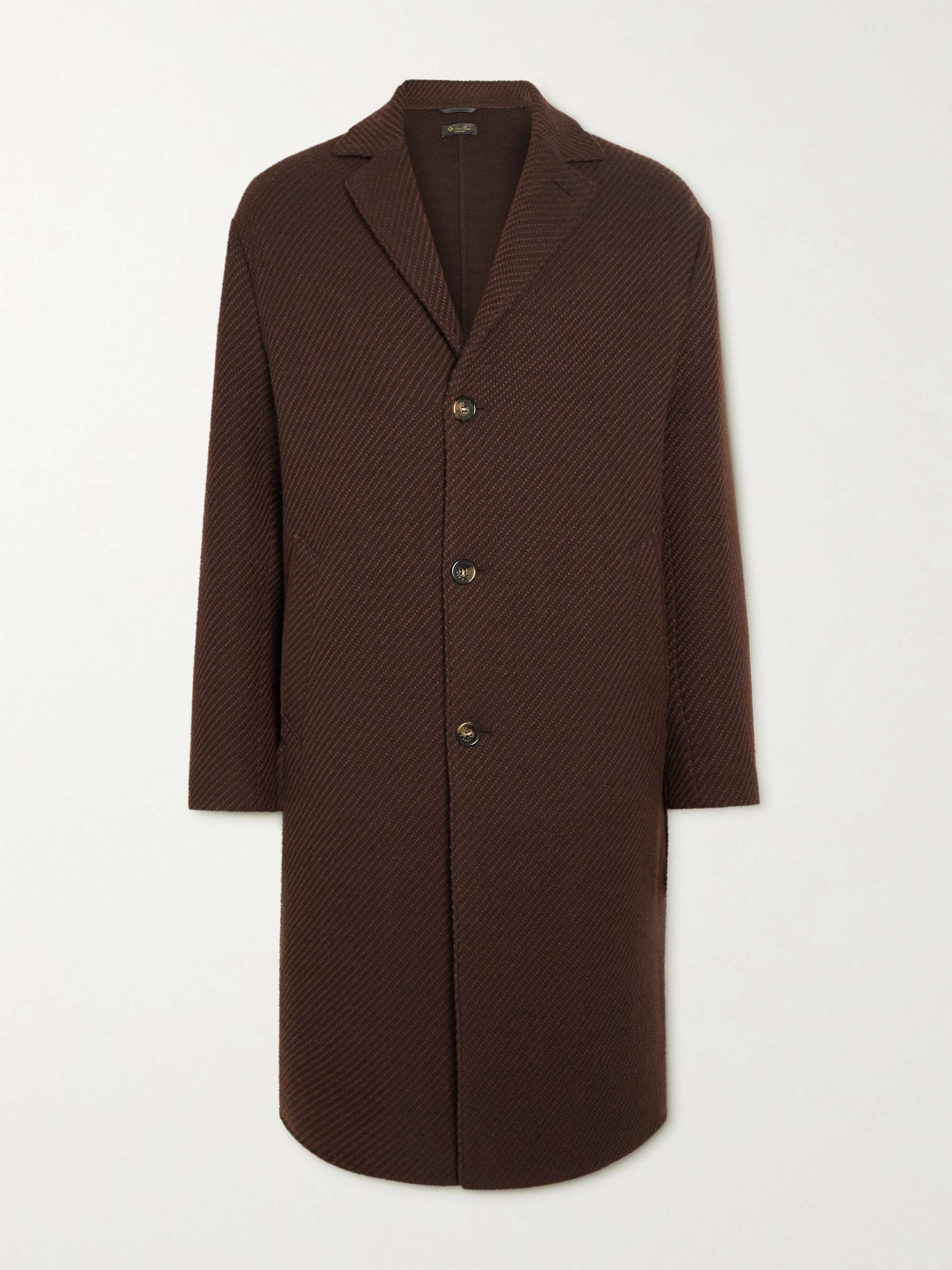 Navette Textured-Cashmere Coat view