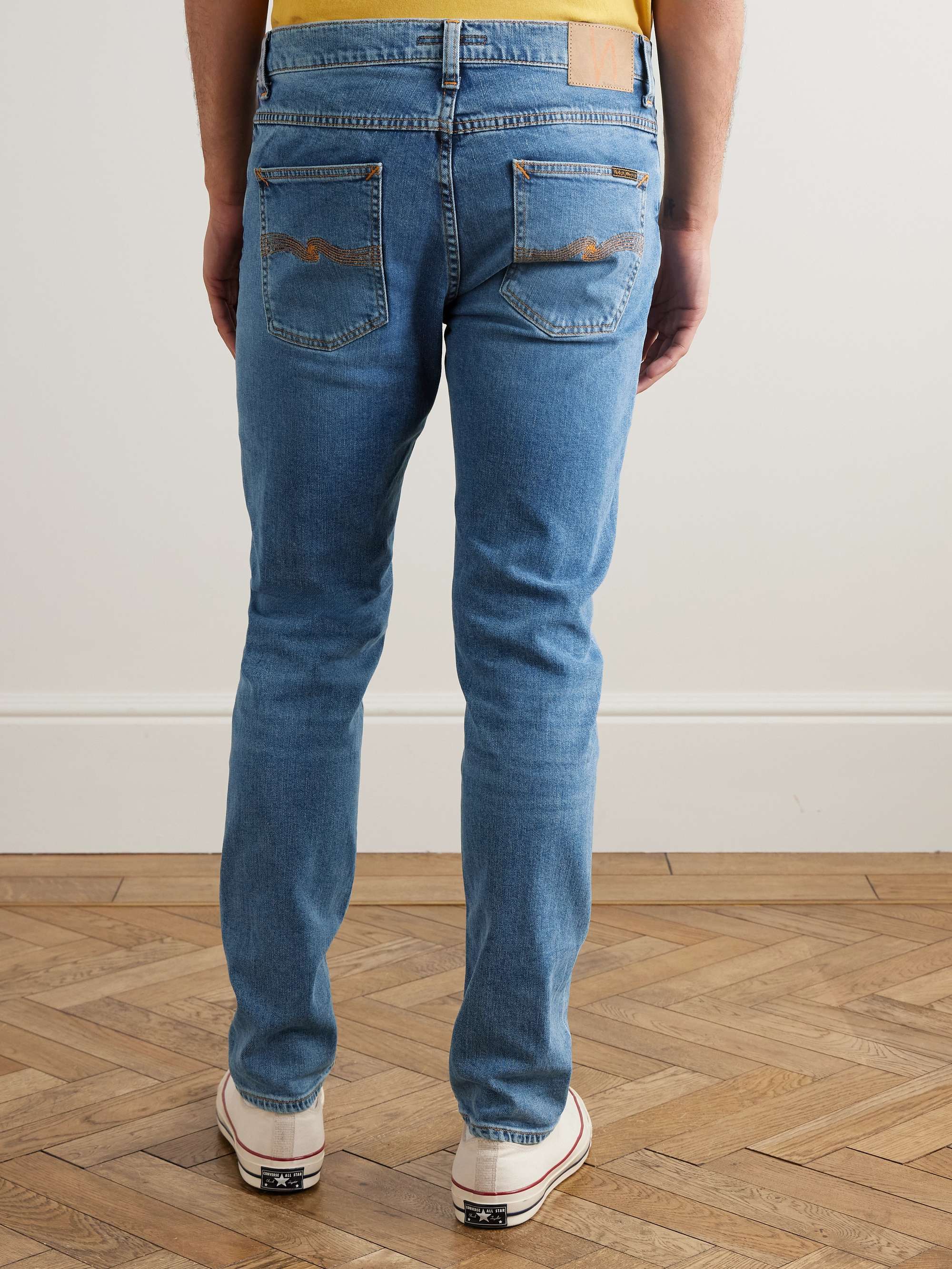 Lean Dean Slim-Fit Tapered Organic Stretch-Denim Jeans view
