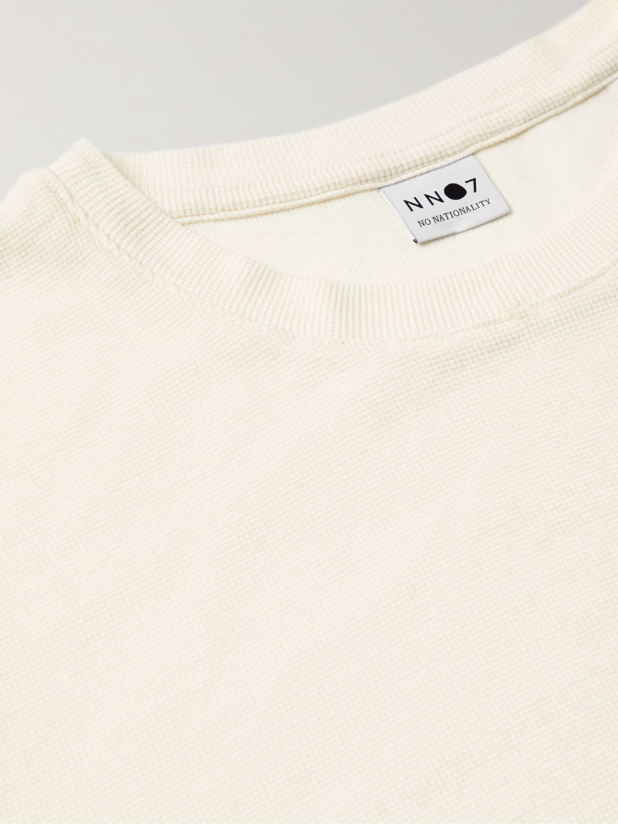 Clive Waffle-Knit Cotton and Modal-Blend T-Shirt view