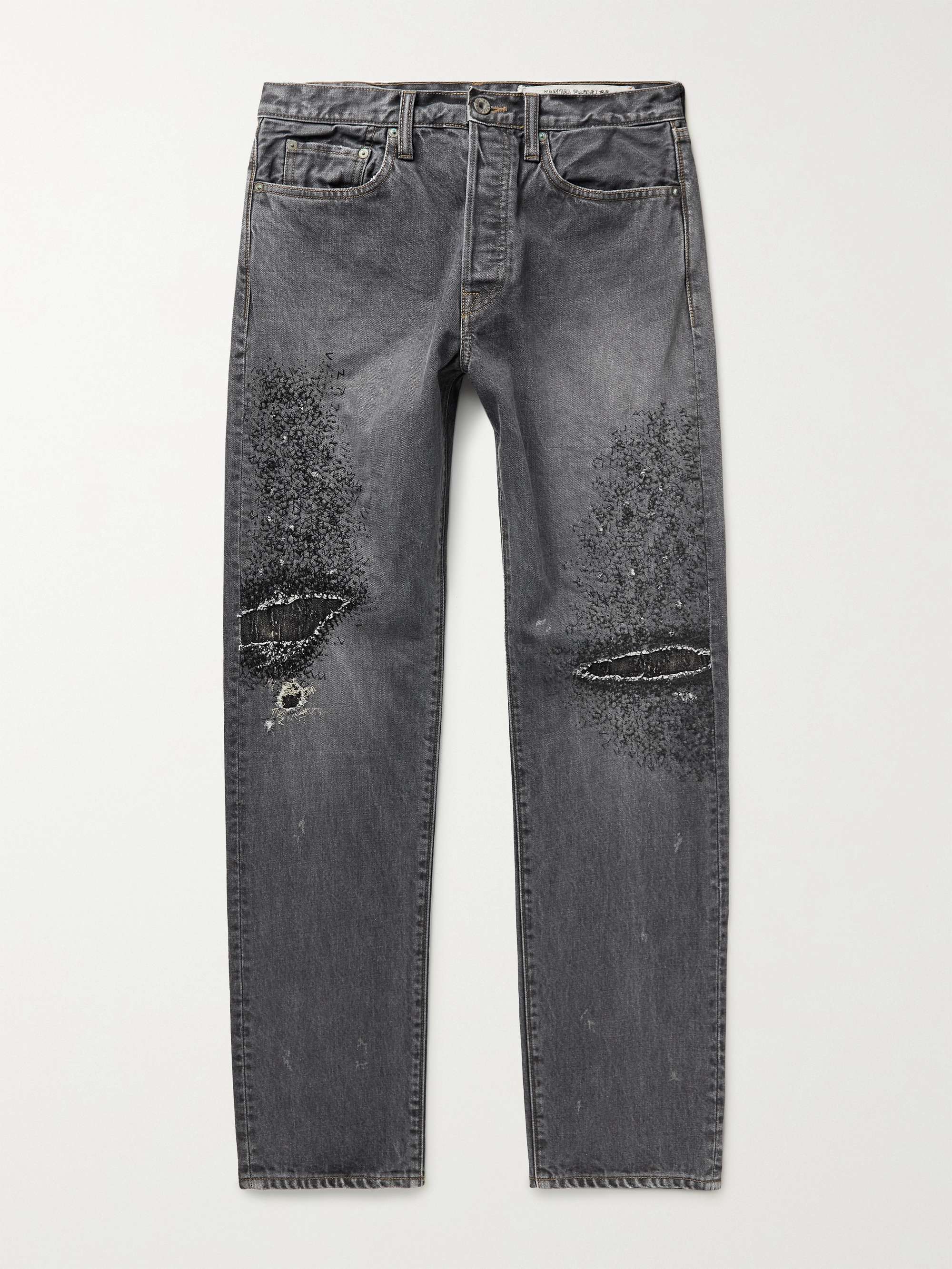 Monkey CISCO Distressed Denim Jeans view