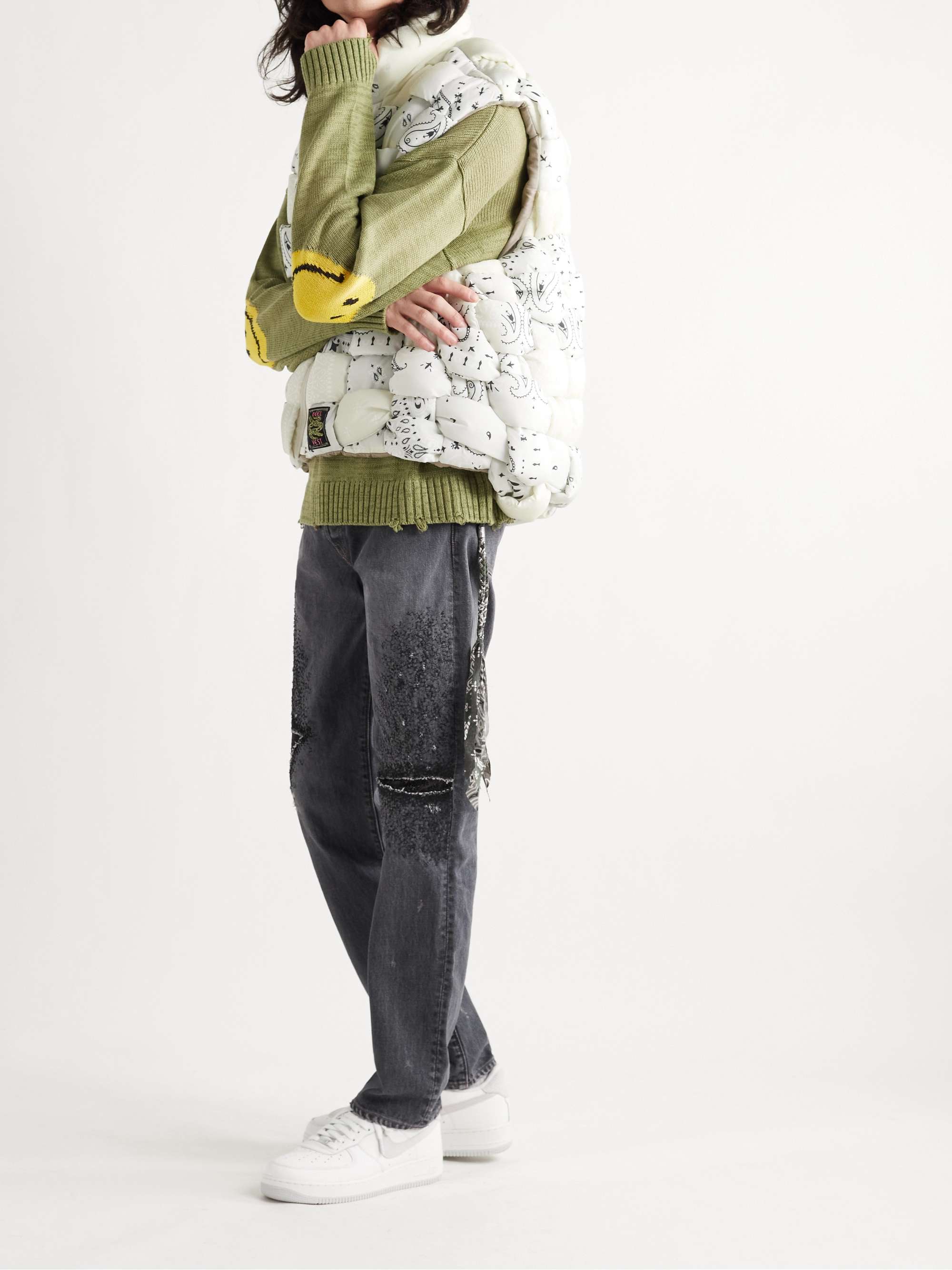 Monkey CISCO Distressed Denim Jeans view