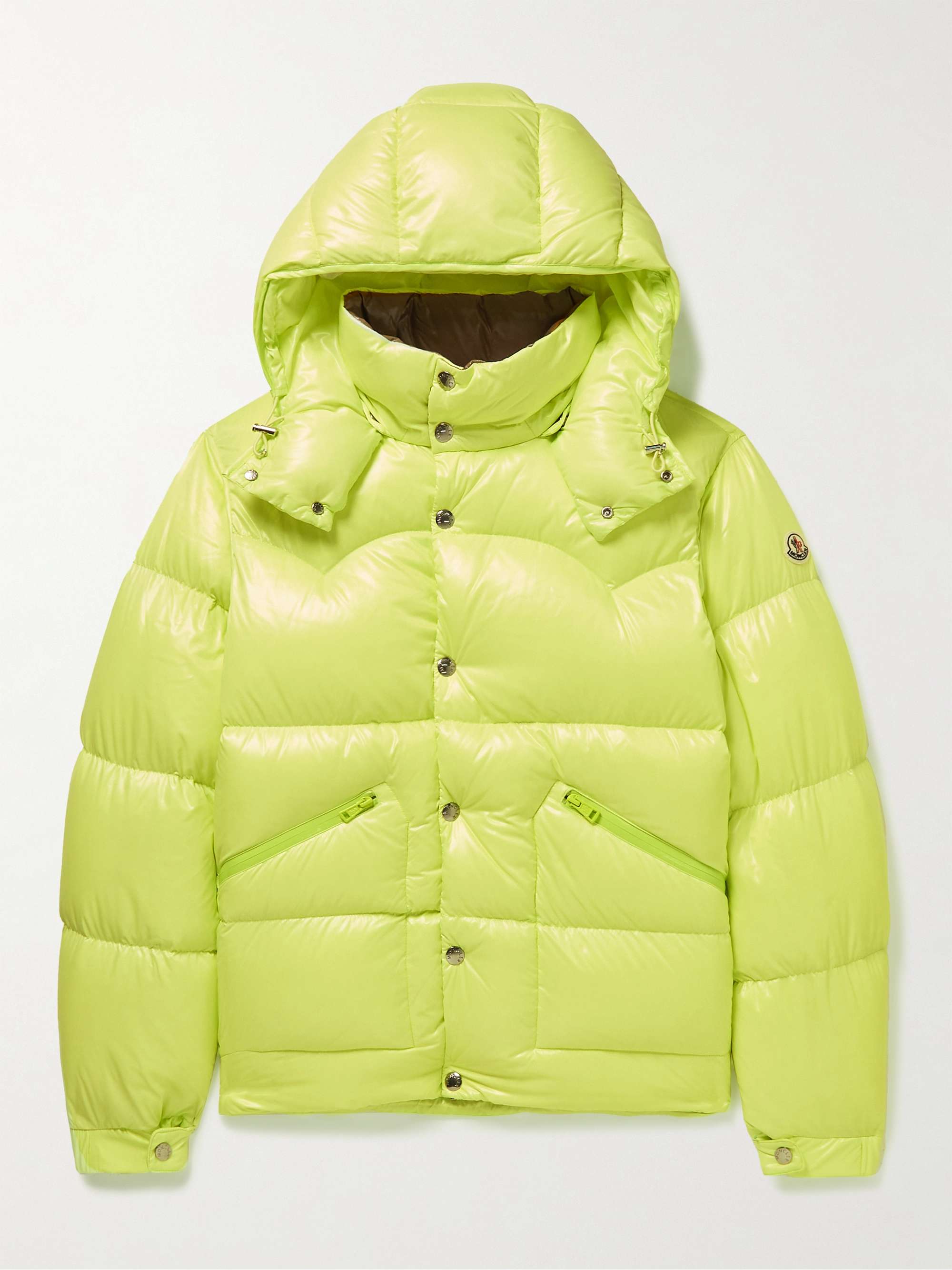 Coutard Quilted Glossed-Shell Hooded Down Jacket view