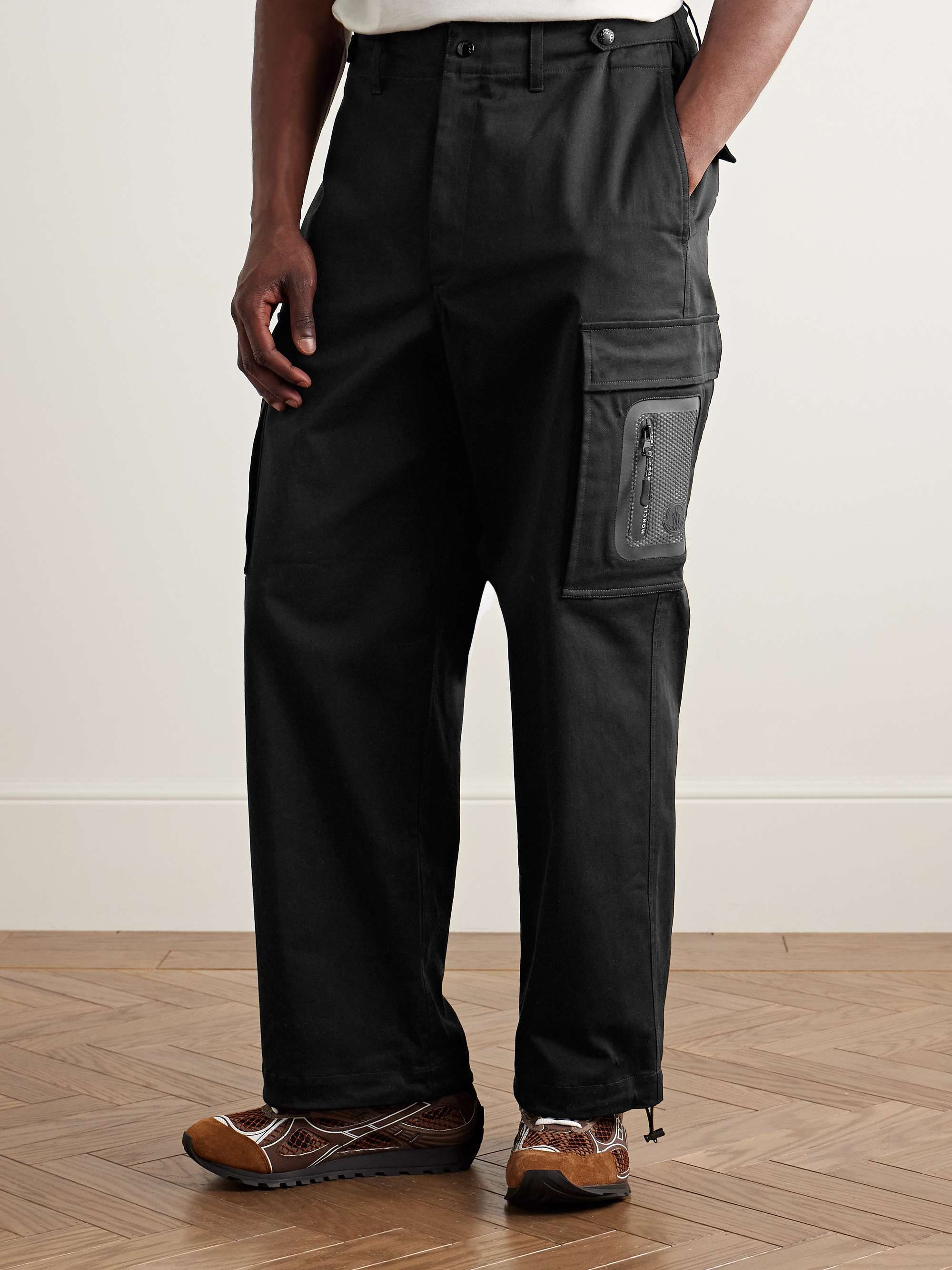 Cotton-Blend Twill Cargo Trousers view