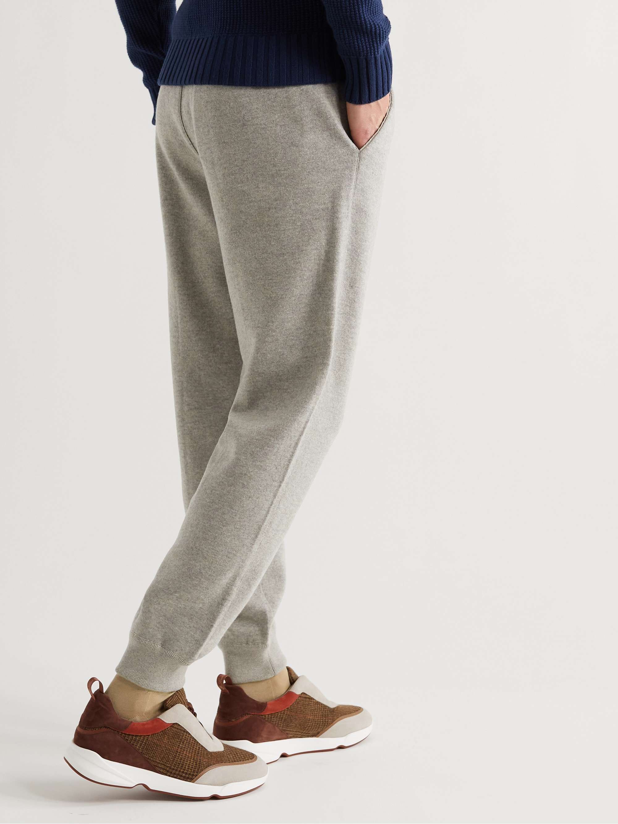 Tapered Cashmere-Blend Sweatpants view