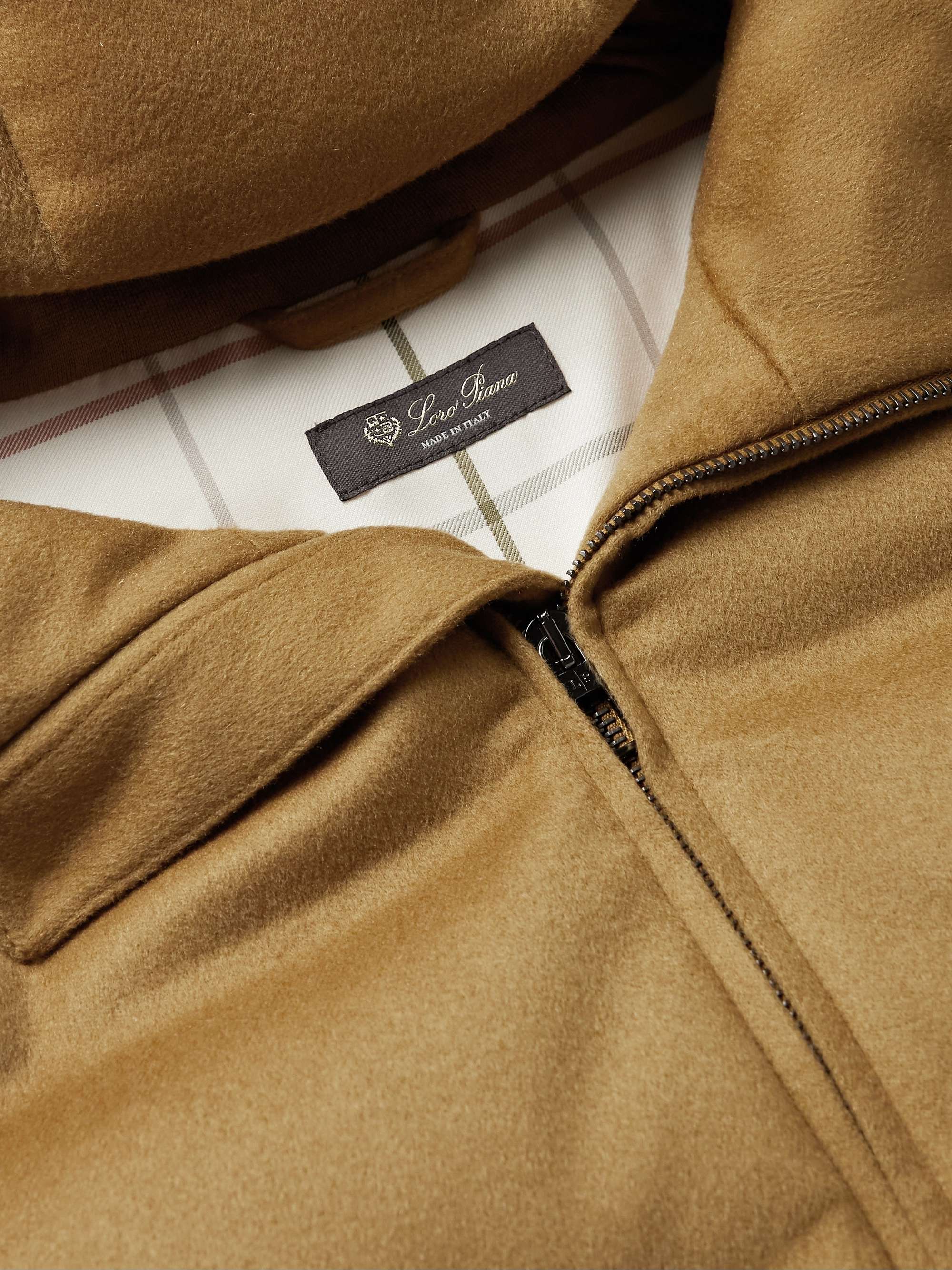 Fillmore Quilted Storm System Cashmere Hooded Down Gilet view