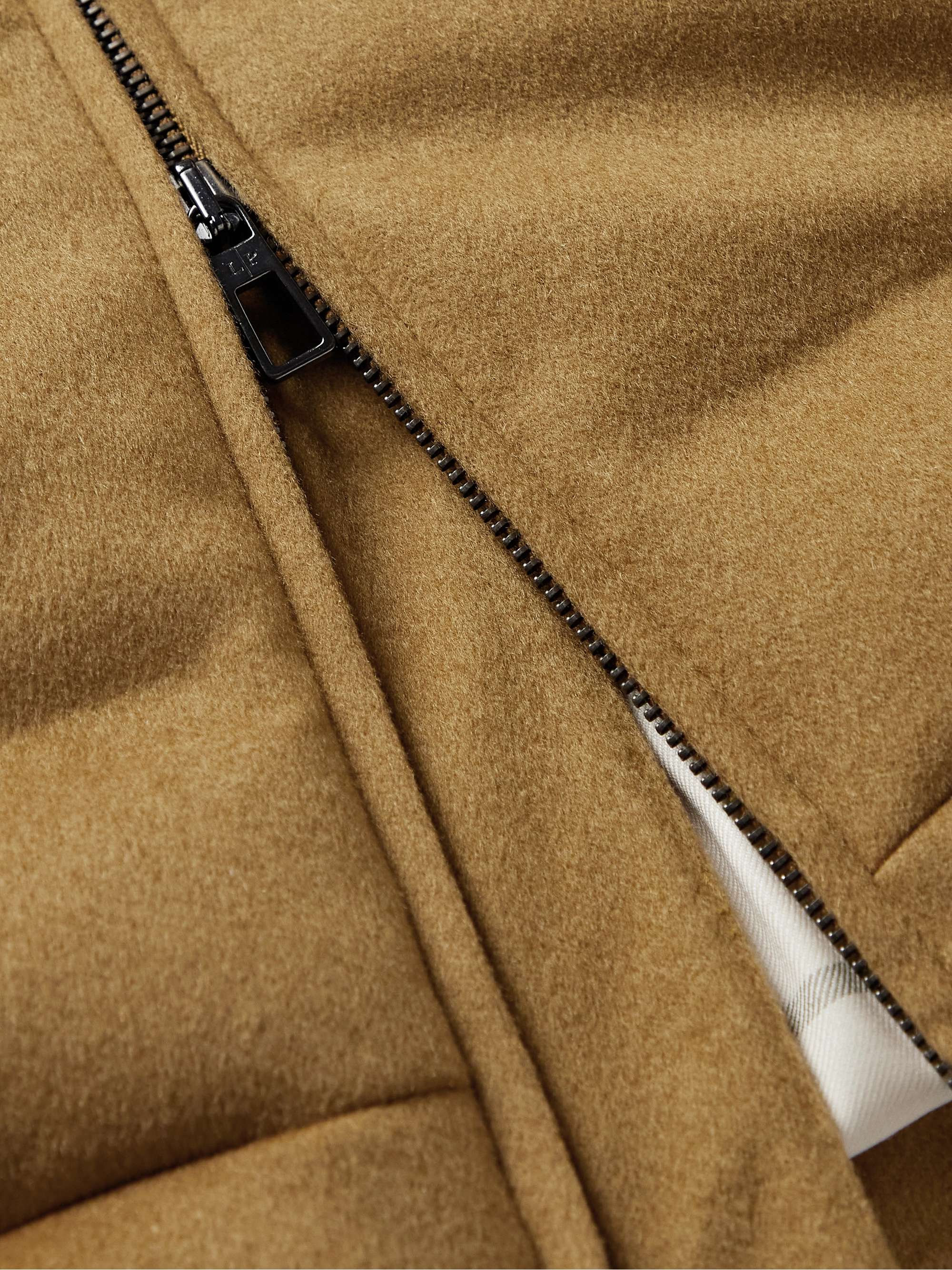 Fillmore Quilted Storm System Cashmere Hooded Down Gilet view