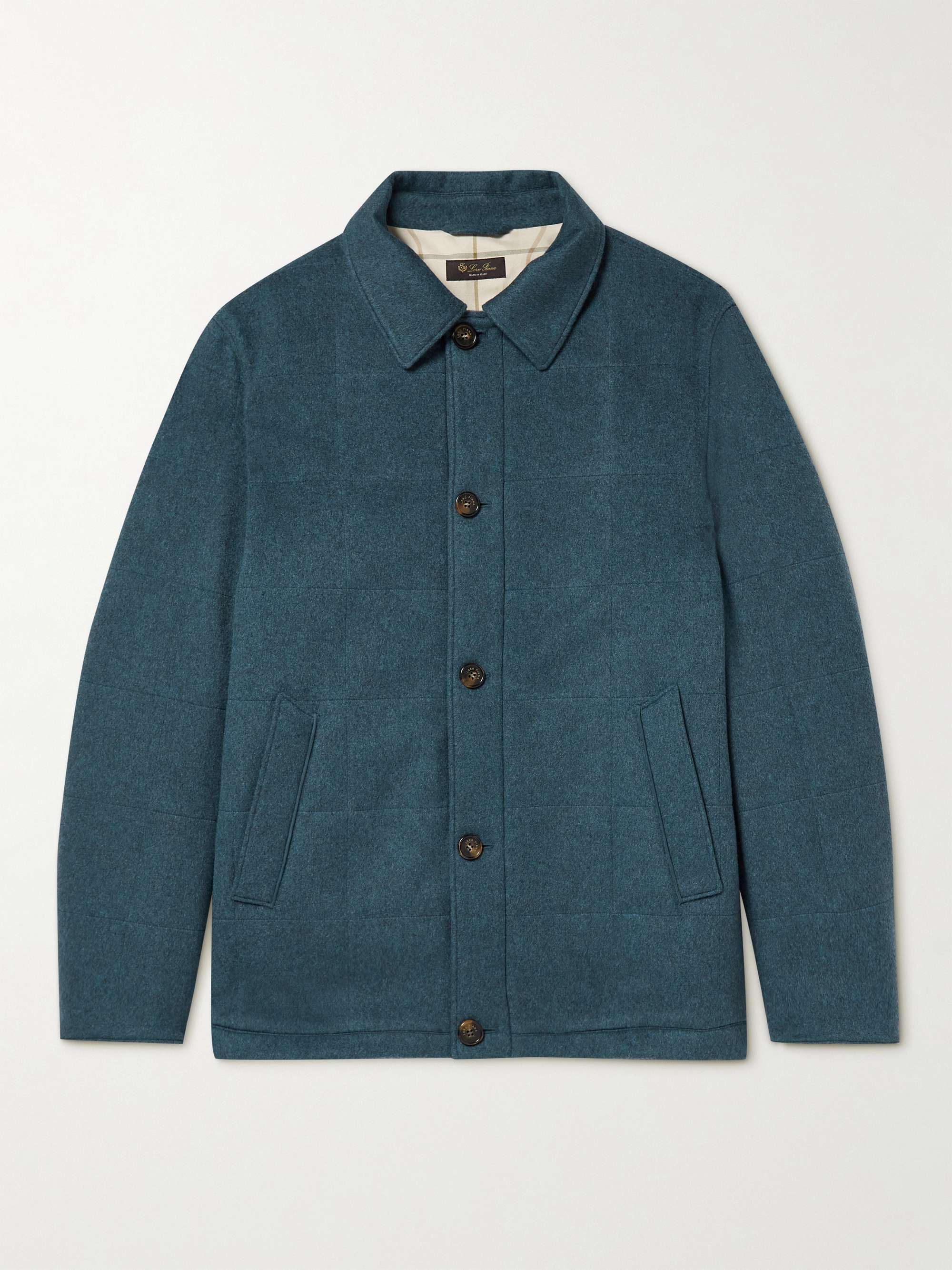 Renton Padded Quilted Cashmere-Blend Jacket view