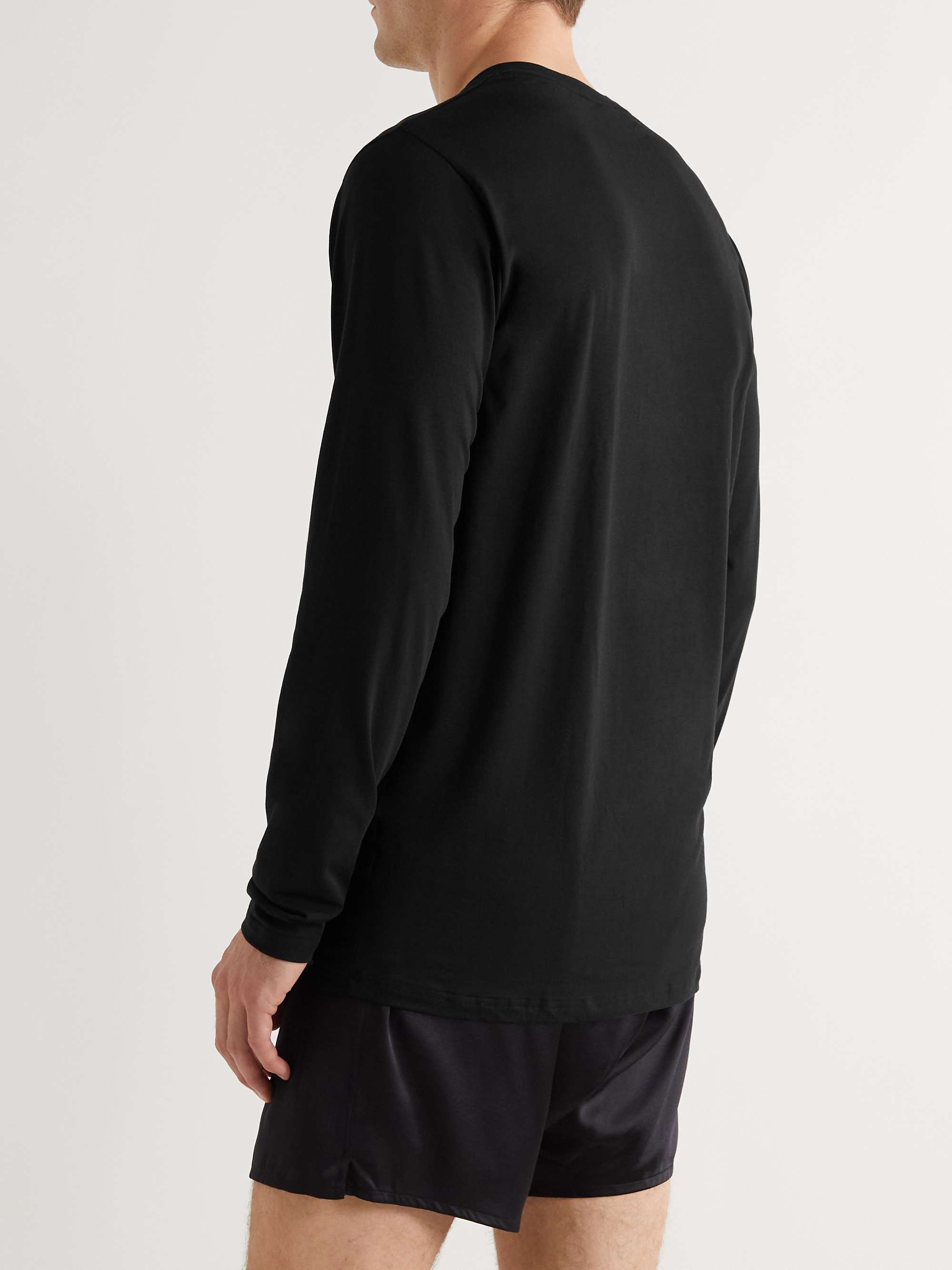 Stretch Cotton and Modal-Blend T-Shirt view