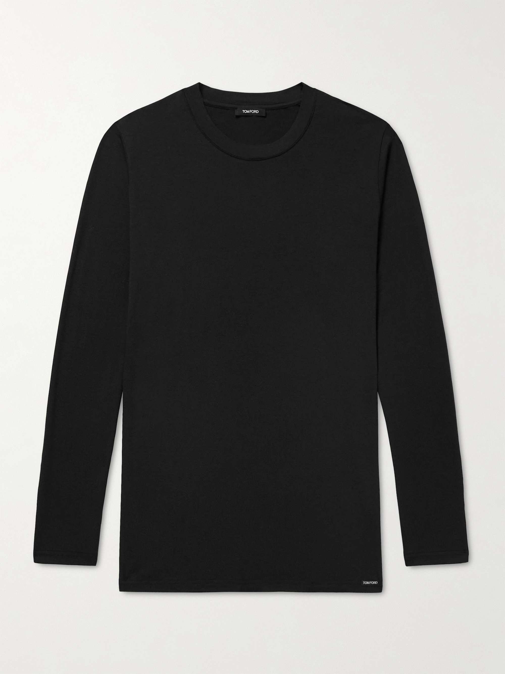 Stretch Cotton and Modal-Blend T-Shirt view