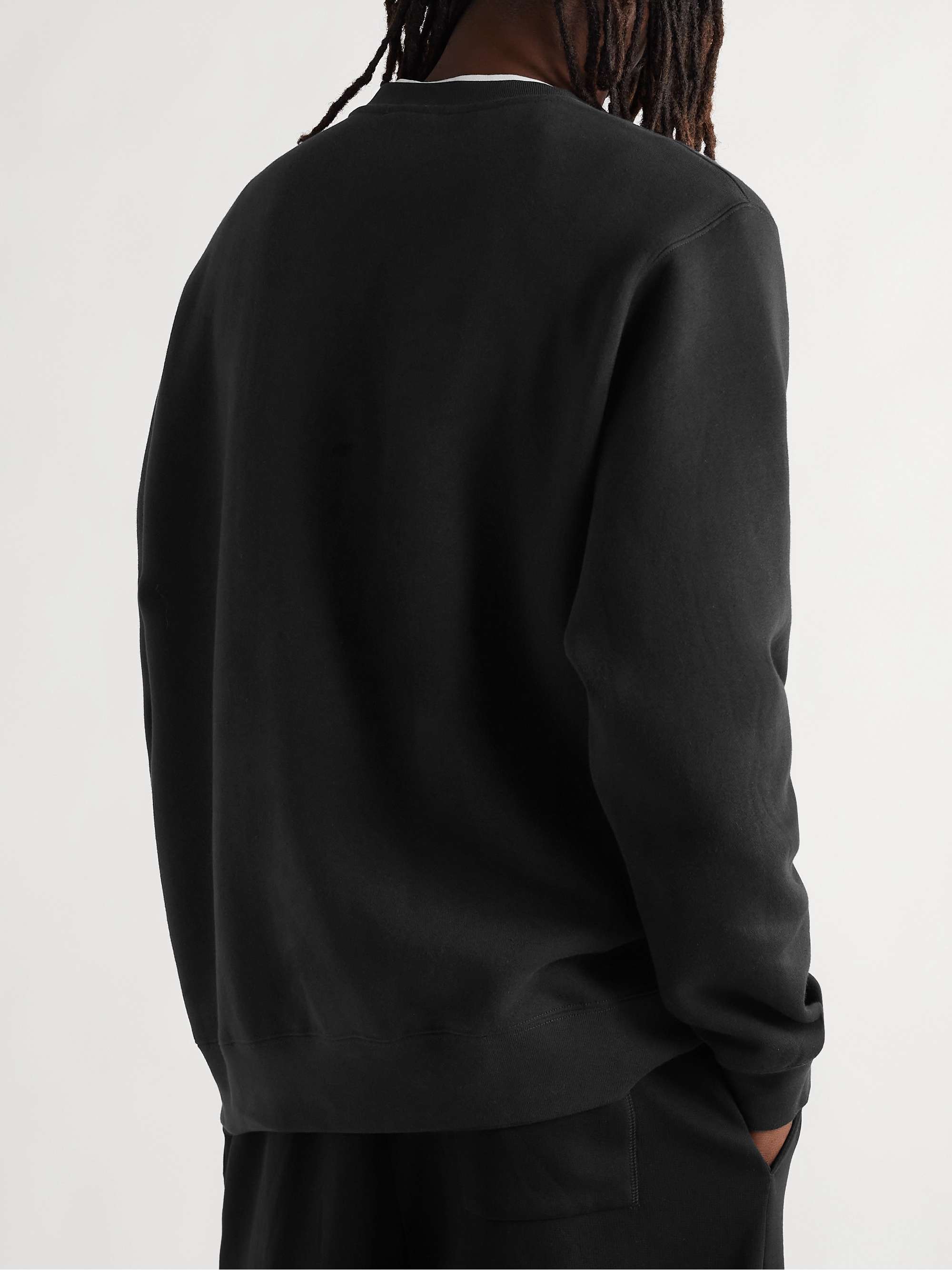 Sportswear Club Logo-Embroidered Cotton-Blend Tech Fleece Sweatshirt view
