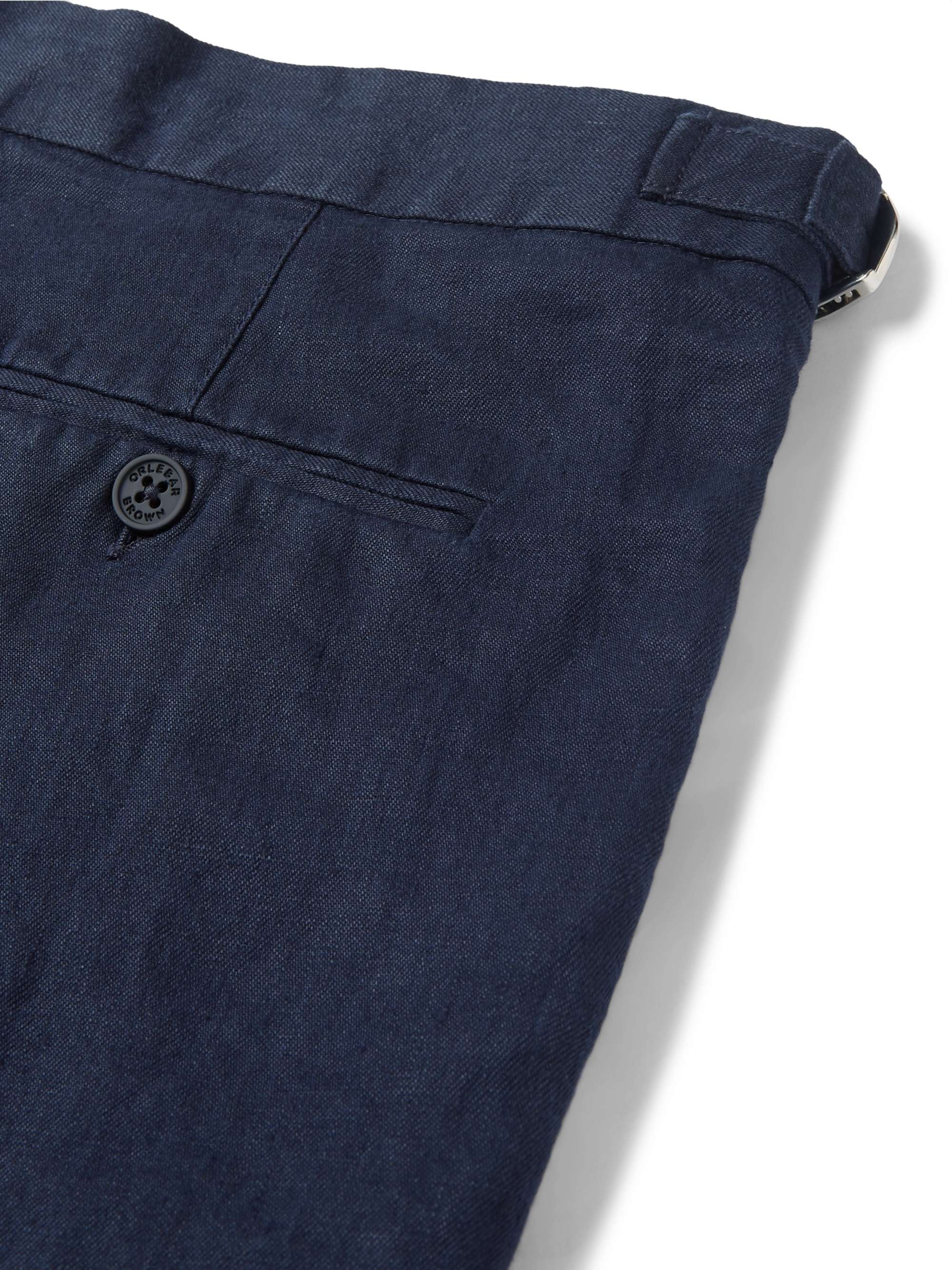 Norwich Slim-Fit Linen Shorts view