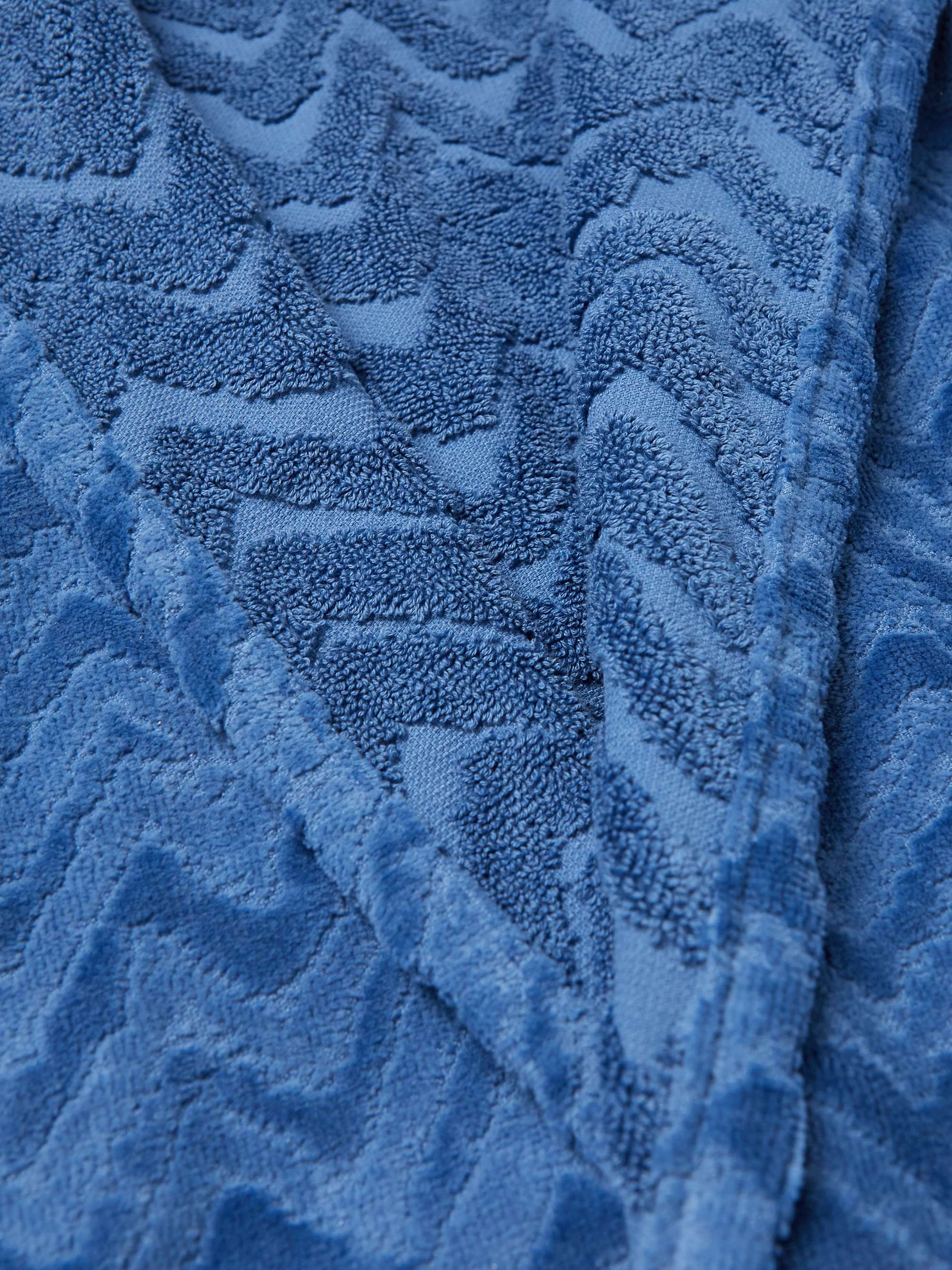 Rex Cotton-Terry Jacquard Hooded Robe view