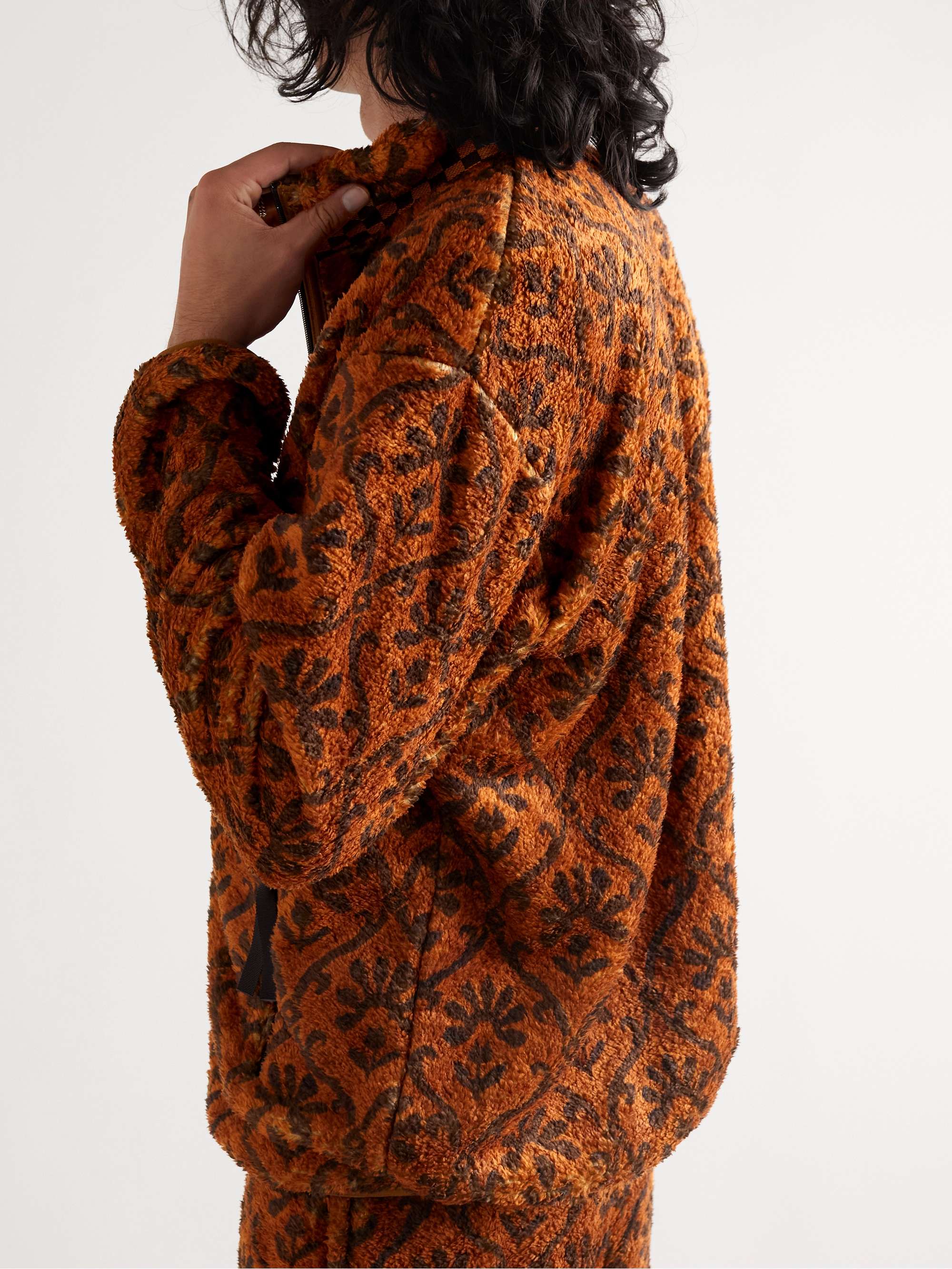 Yosemite Printed Cotton-Fleece Jacket view