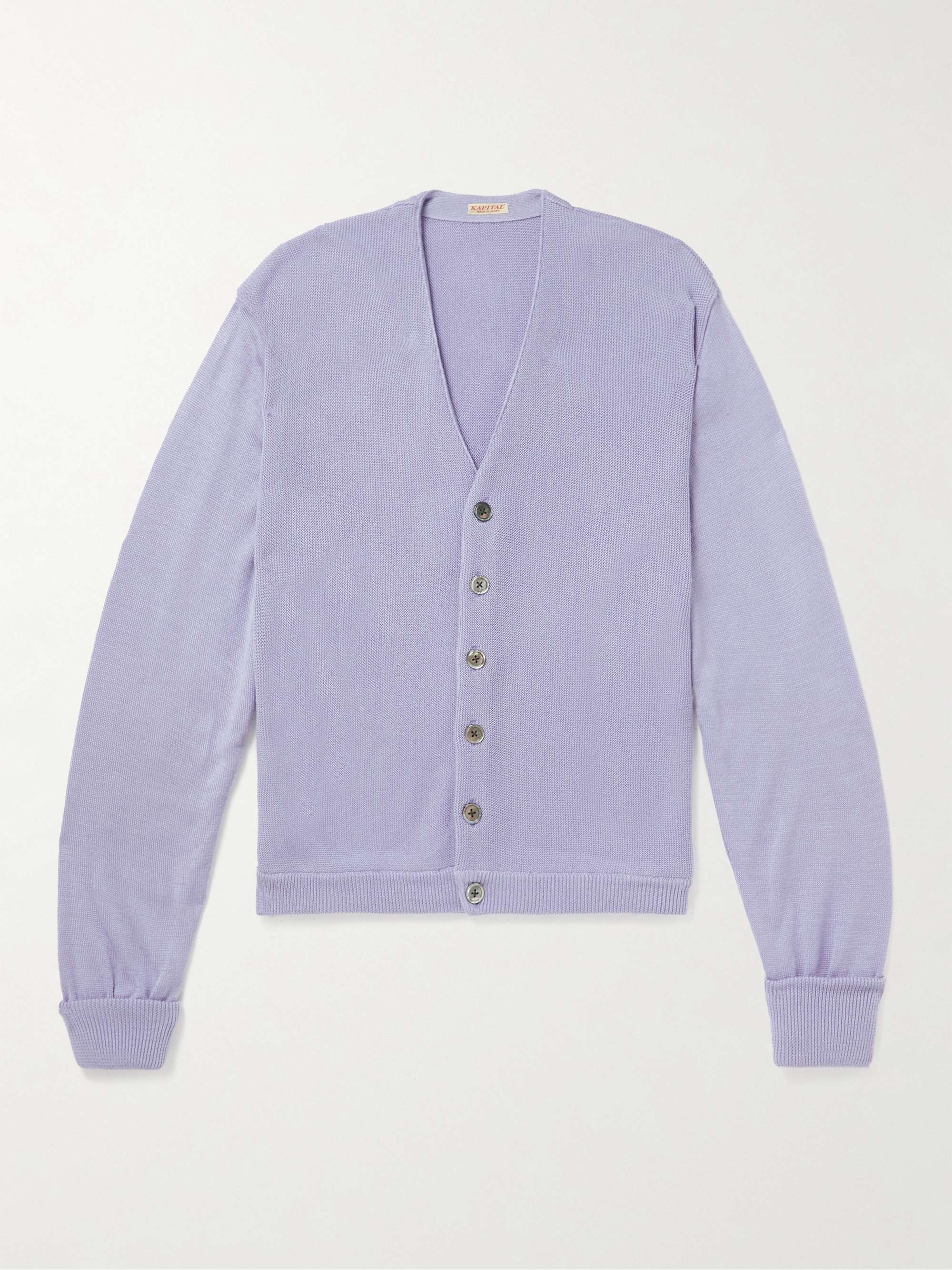 Intarsia Knitted Cardigan view