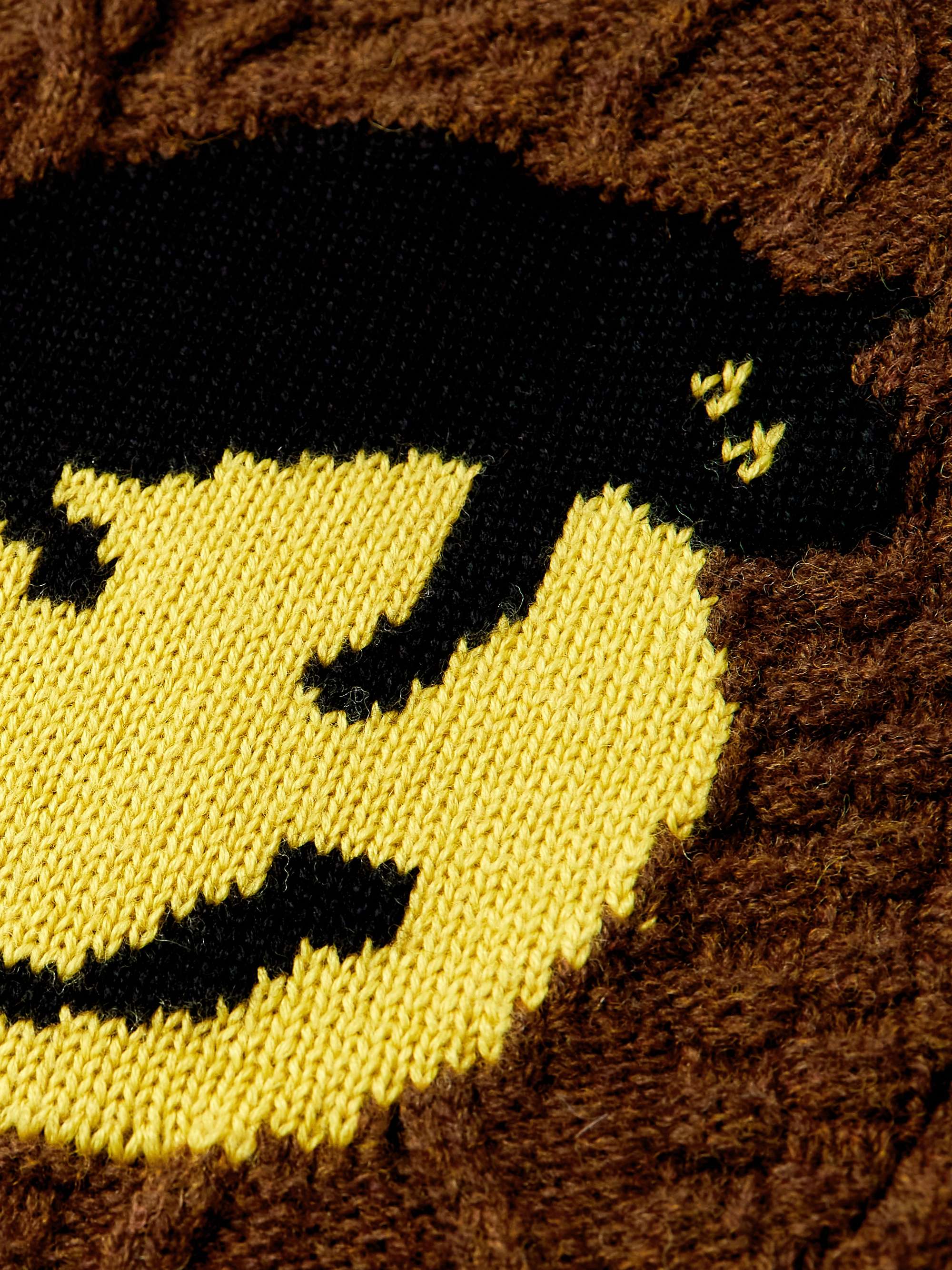 Intarsia Cable-Knit Wool-Blend Sweater view