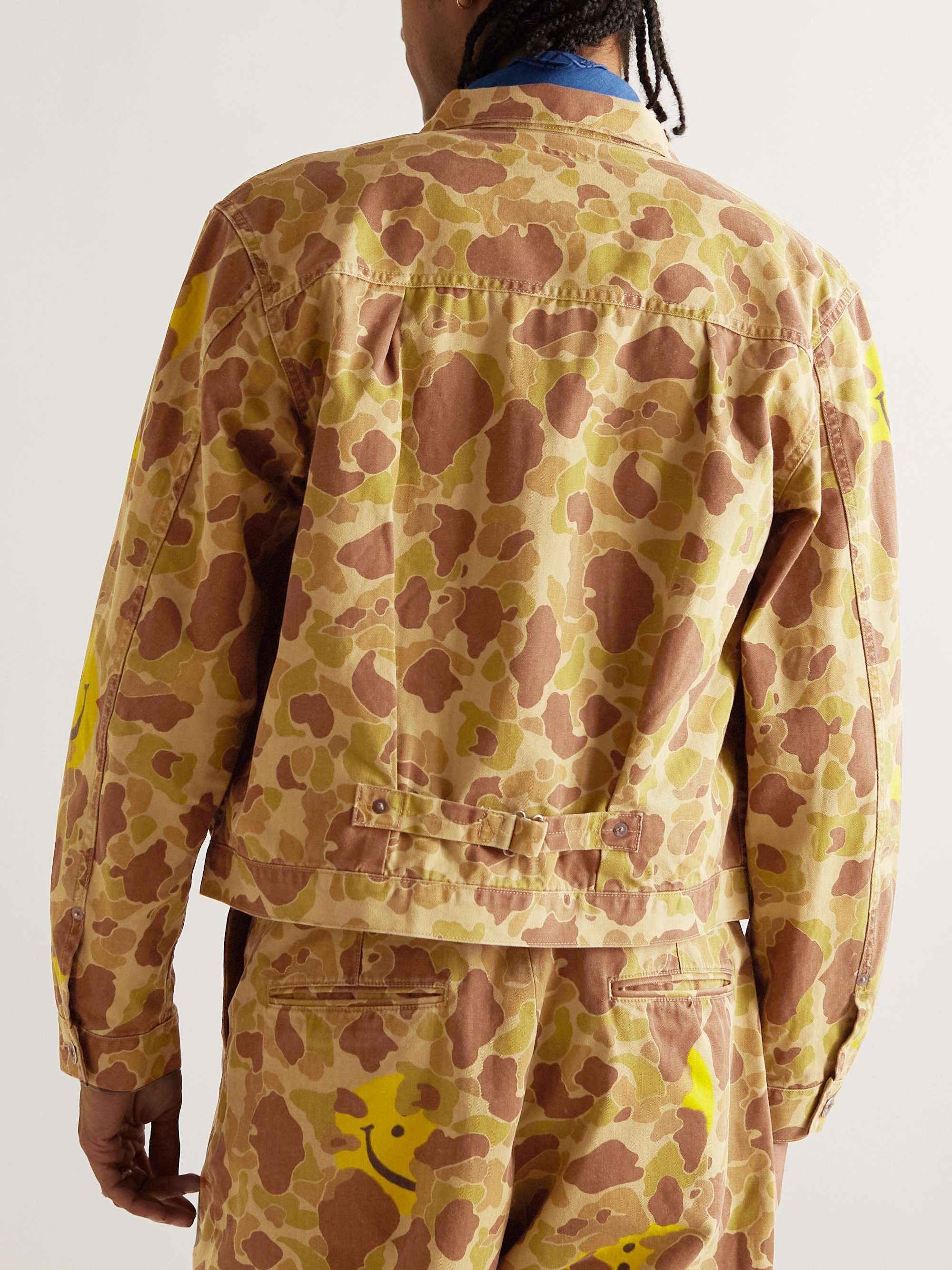 Camouflage-Print Cotton-Twill Jacket view