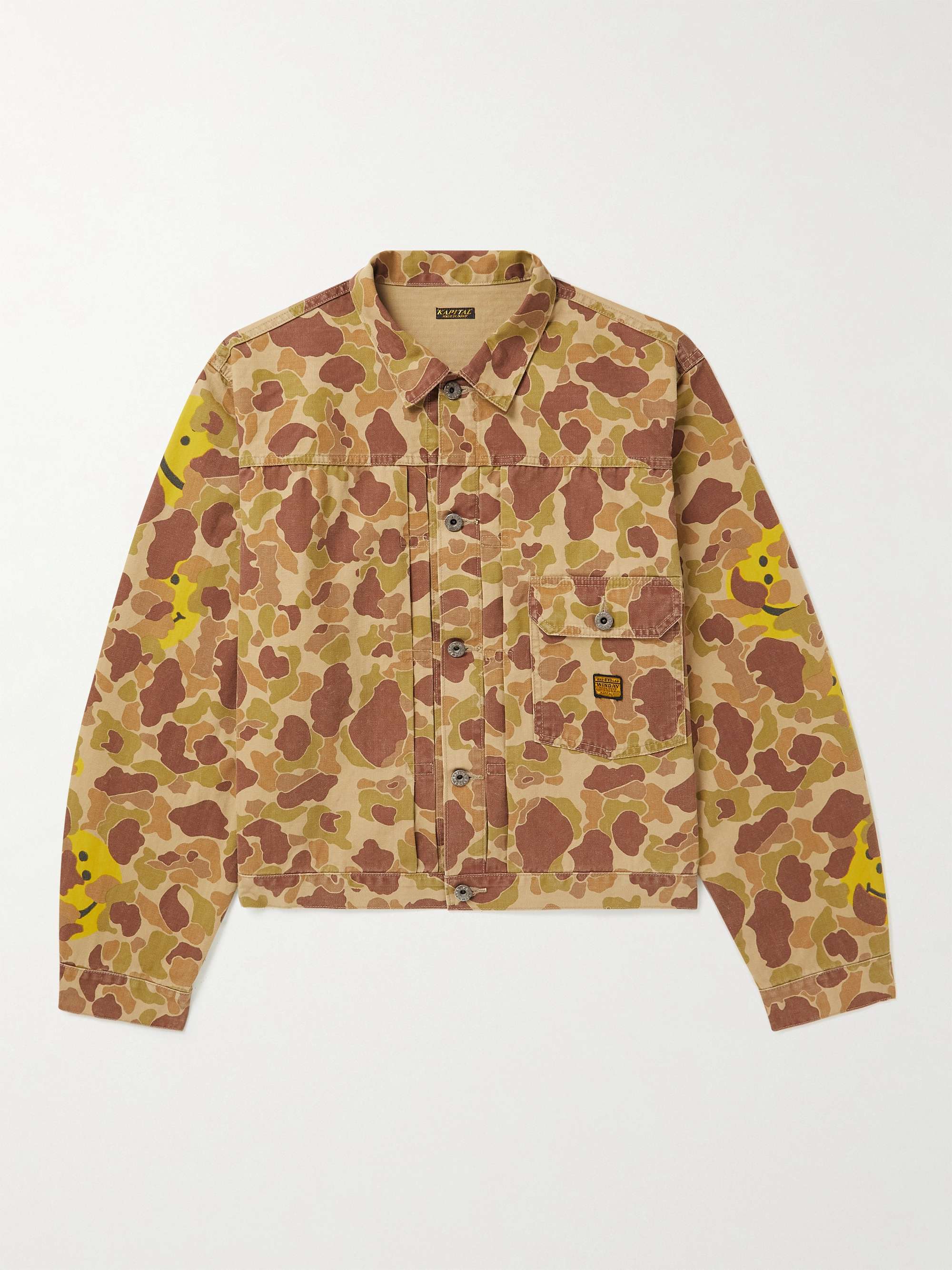 Camouflage-Print Cotton-Twill Jacket view