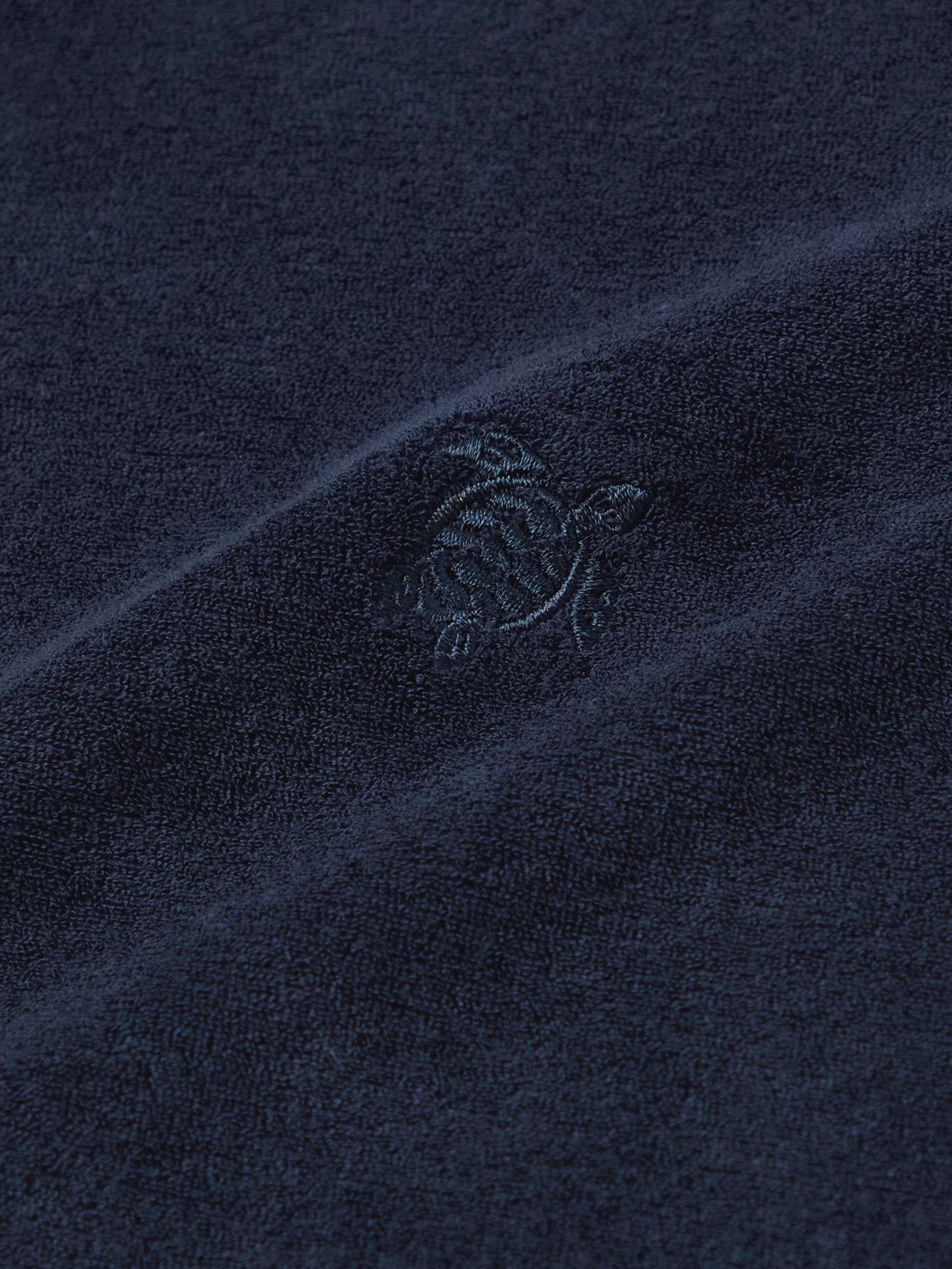 Phoenix Slim-Fit Cotton-Blend Terry Polo Shirt view
